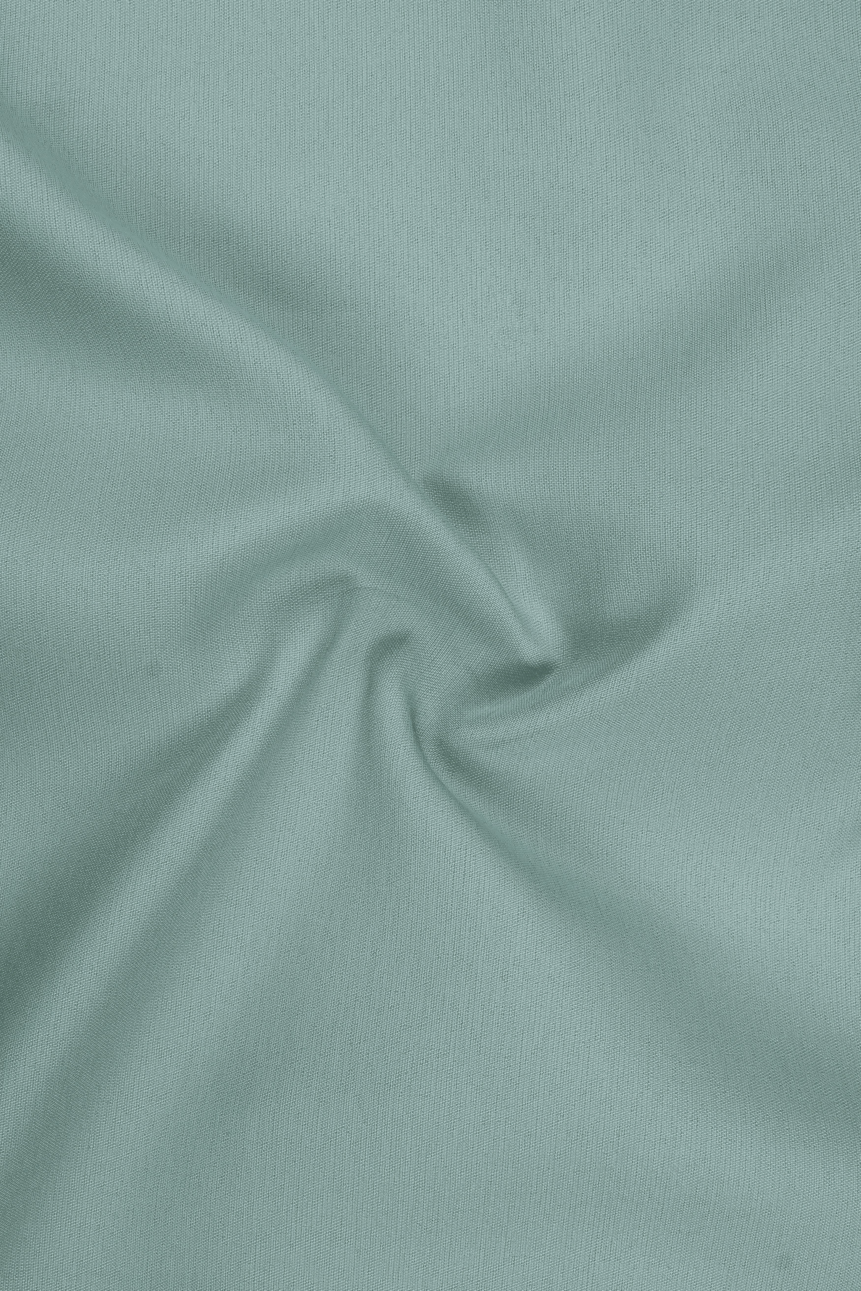 Verde-Korean Spanish Green 4-Way Stretch Wrinkle-Free Wool Rich Double Breasted Blazer