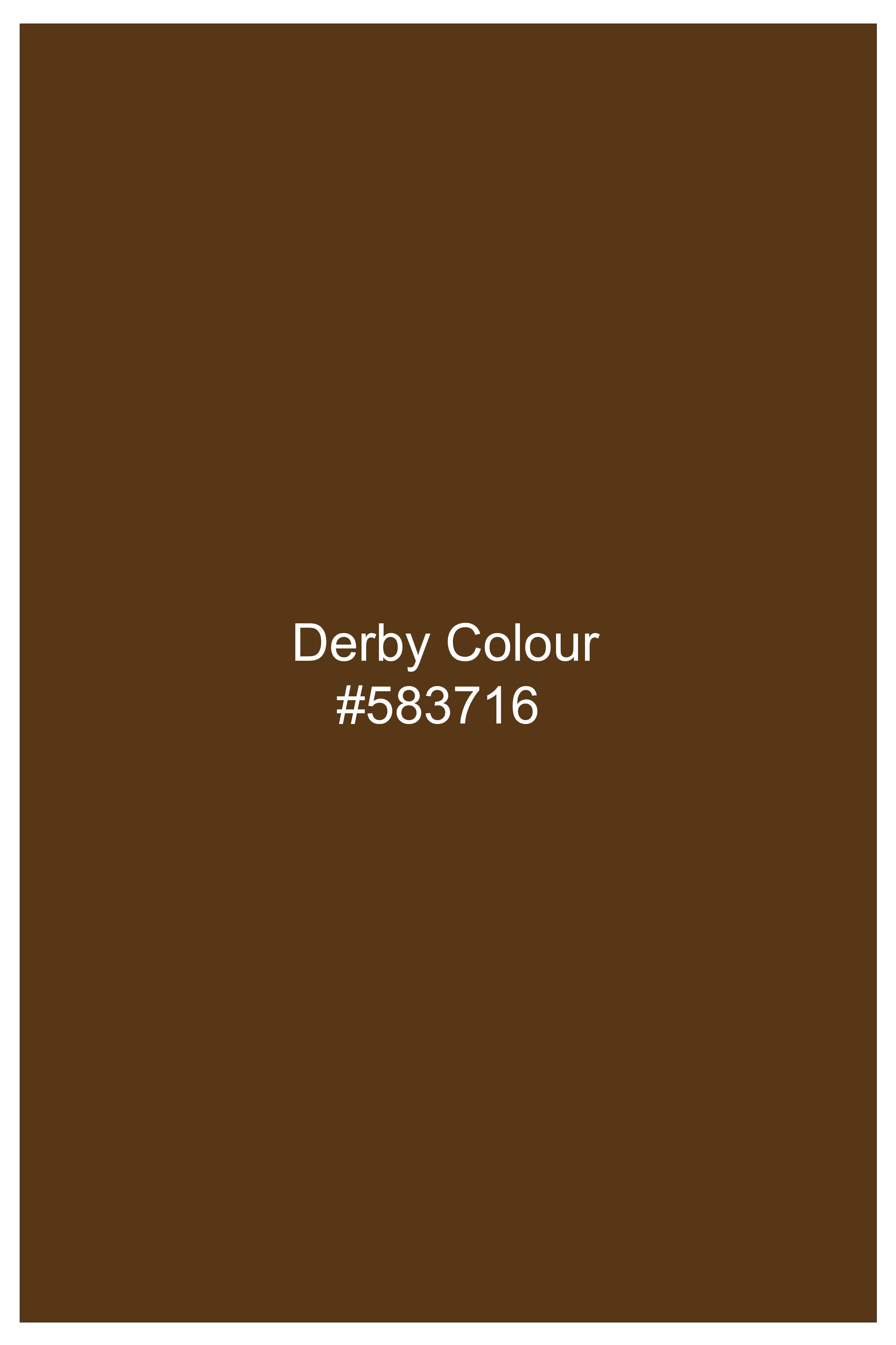 Sienna-Korean Derby Brown 4-Way Stretch Wrinkle-Free Wool Rich Double Breasted Blazer