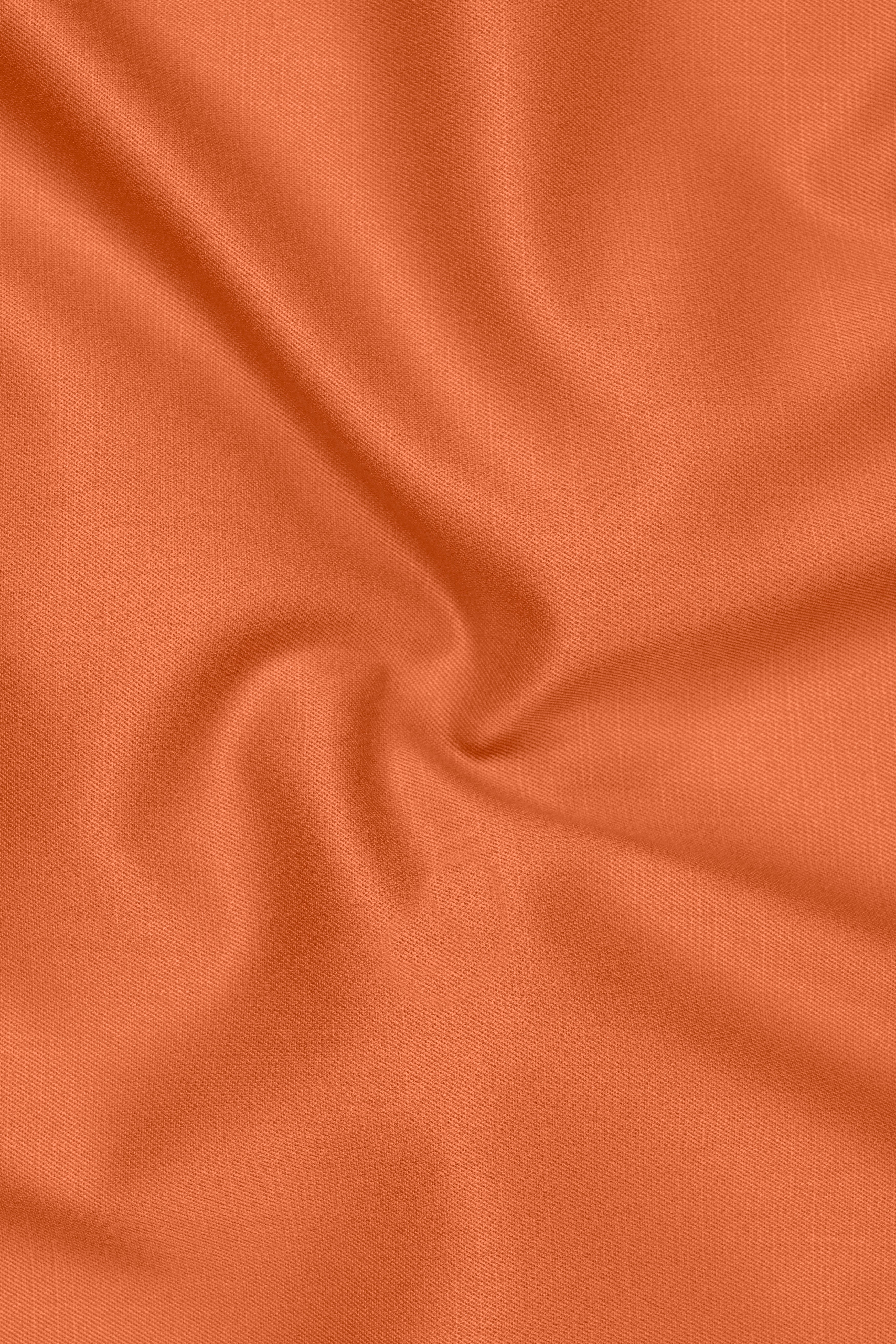Prestige-Tuscany Orange Wool Rich Slight Stretch Double Breasted Blazer