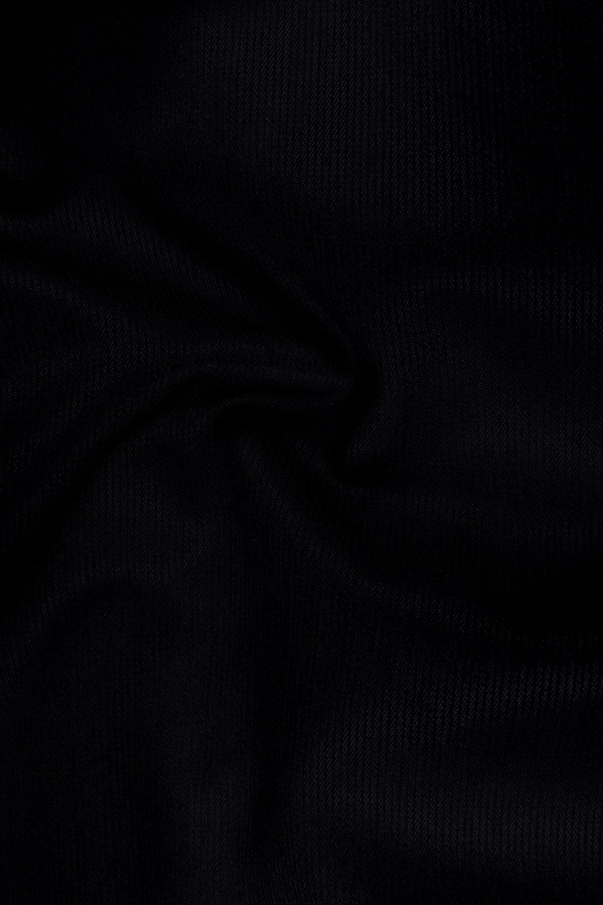 Onyx-Jade Black Diamond Textured Wool Rich Slight Stretch Double Breasted Blazer