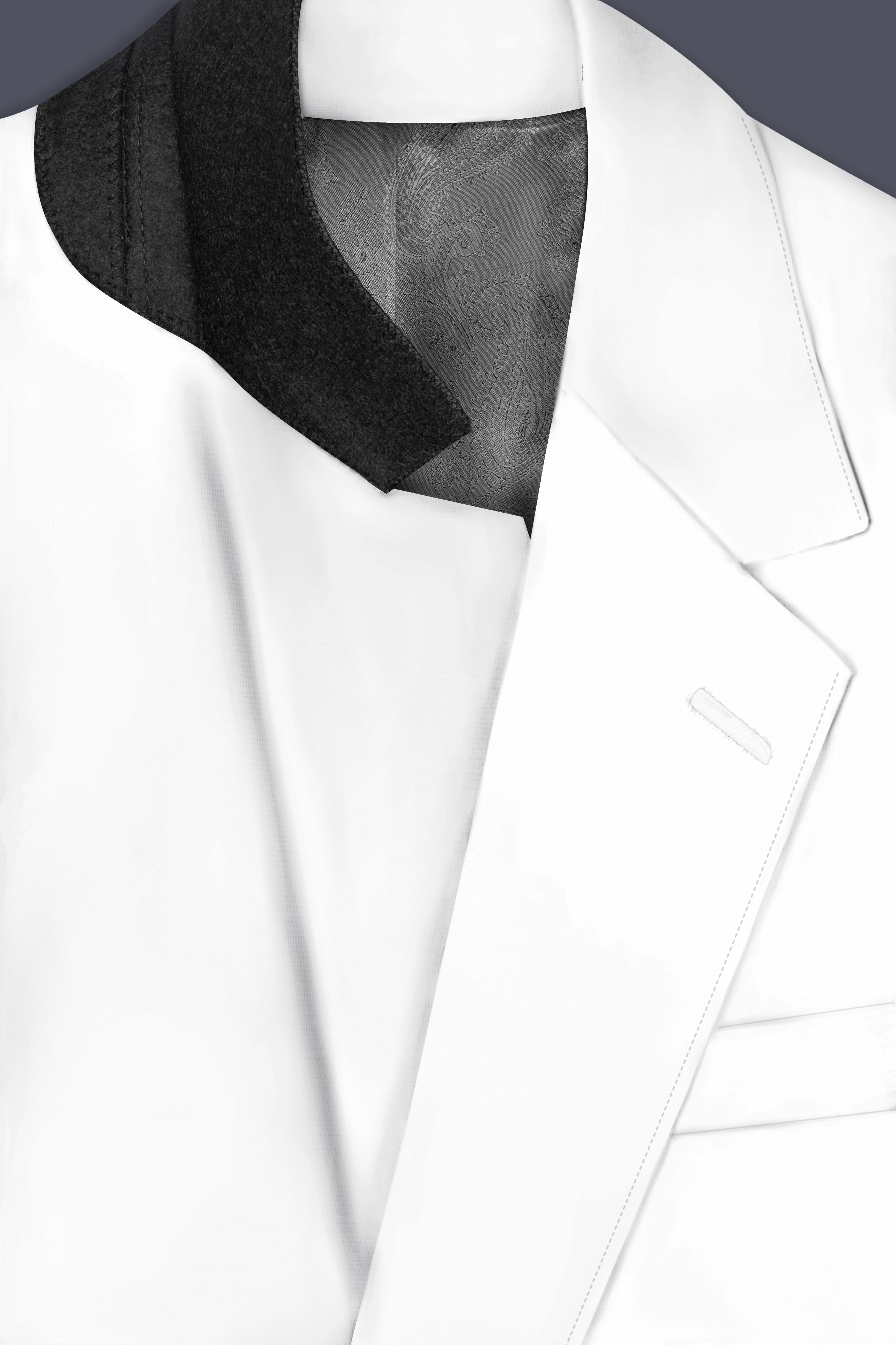 Bright White Luxurious Linen Designer Blazer