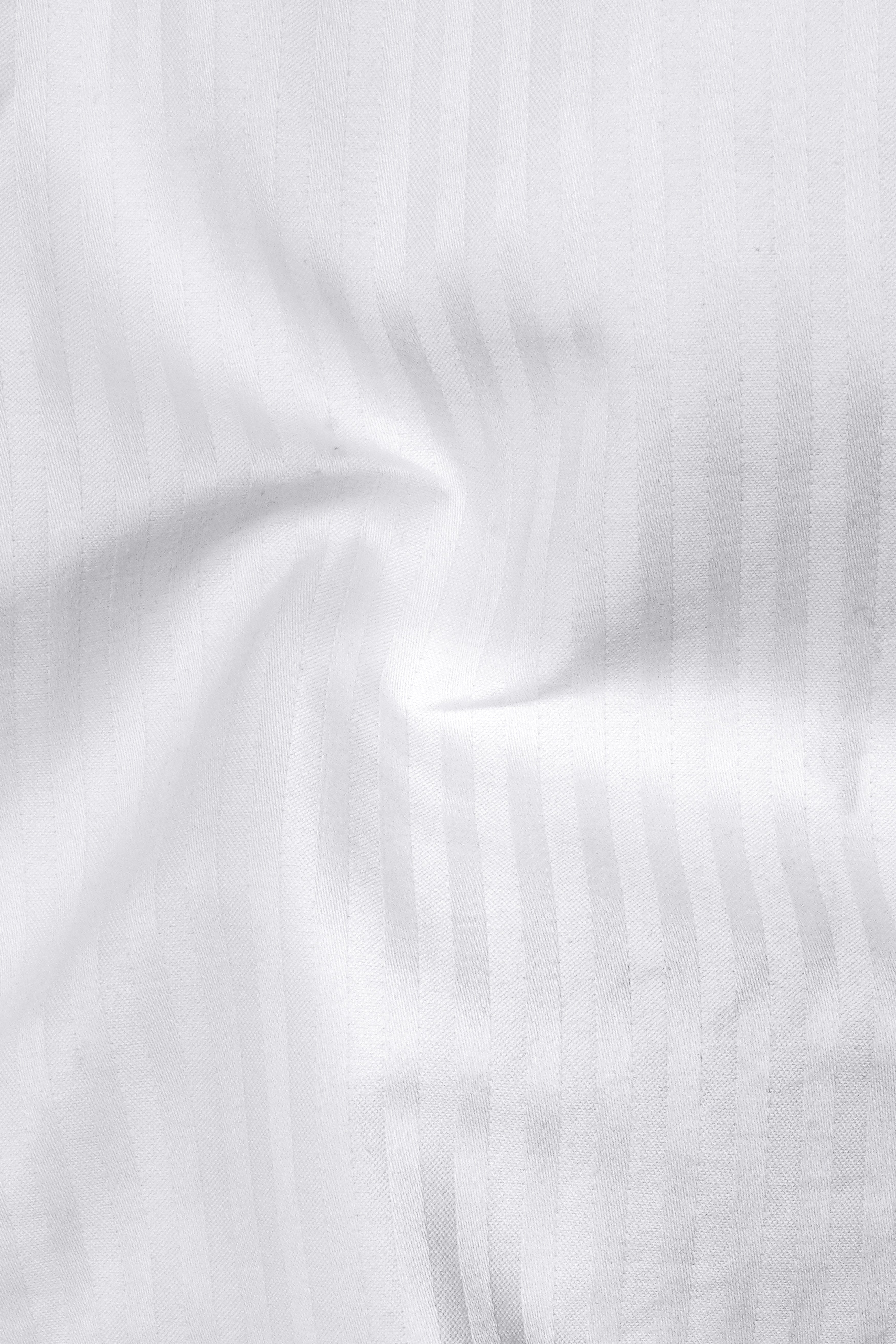 White Premium Jacquard Striped Cotton Boxers