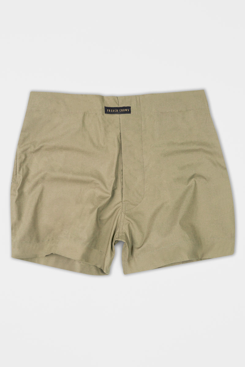 Sage Brown Premium Cotton Boxer