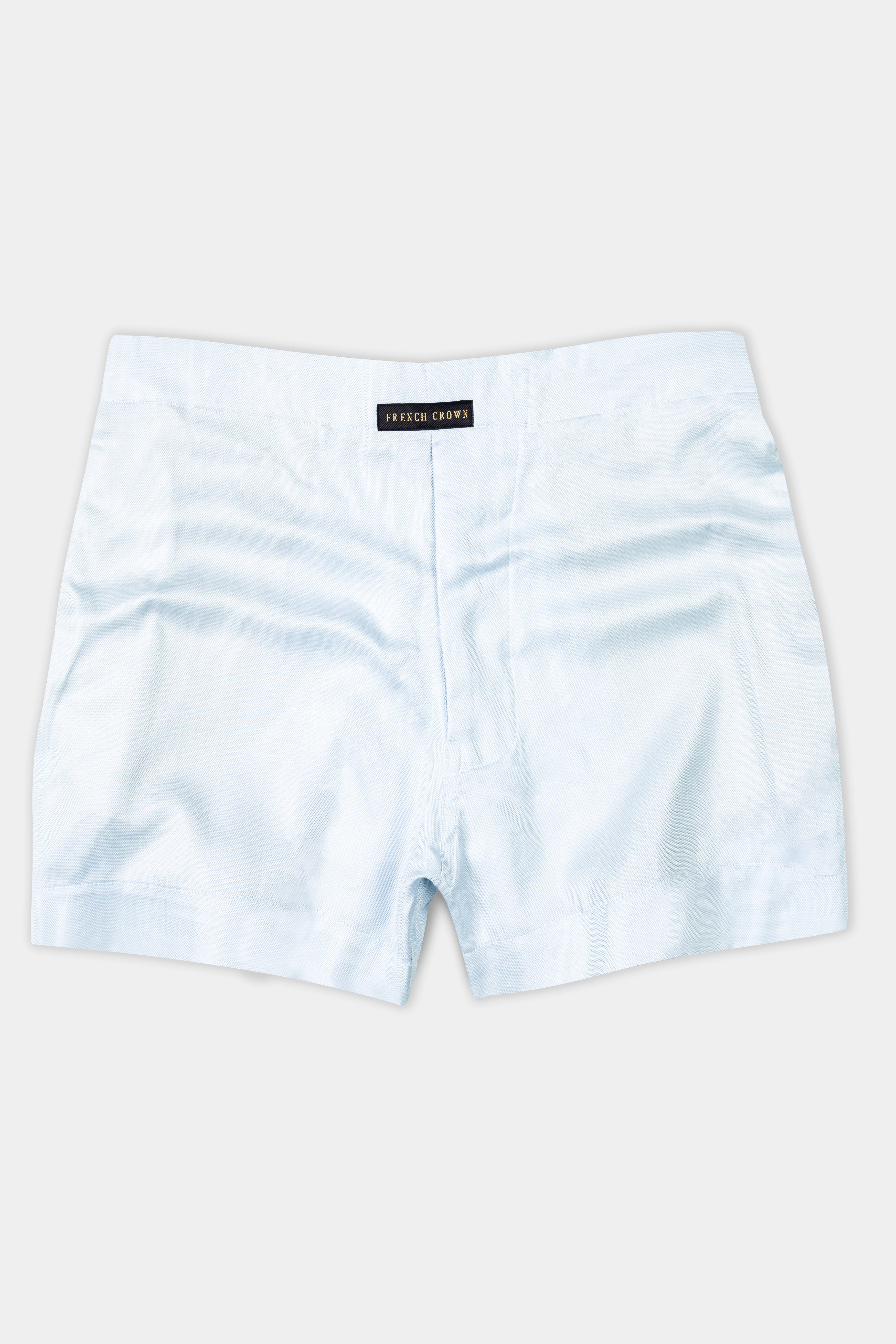 Solitude Blue Textured Dobby Premium Giza Cotton Boxer BX520-28, BX520-30, BX520-32, BX520-34, BX520-36, BX520-38, BX520-40, BX520-42, BX520-44