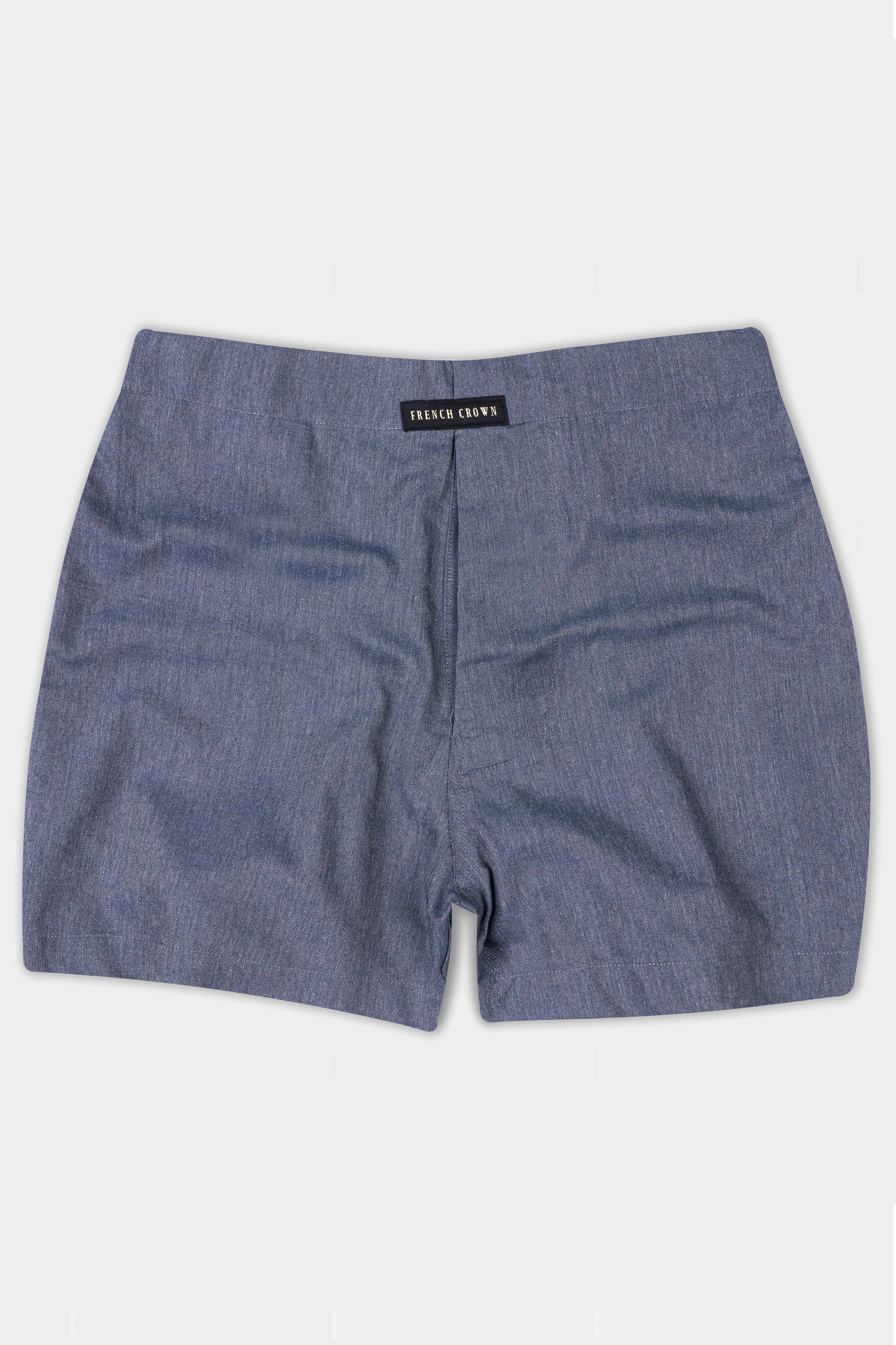 River Bed Gray Textured Premium Denim Cotton Boxer BX555-28, BX555-30, BX555-32, BX555-34, BX555-36, BX555-38, BX555-40, BX555-42, BX555-44