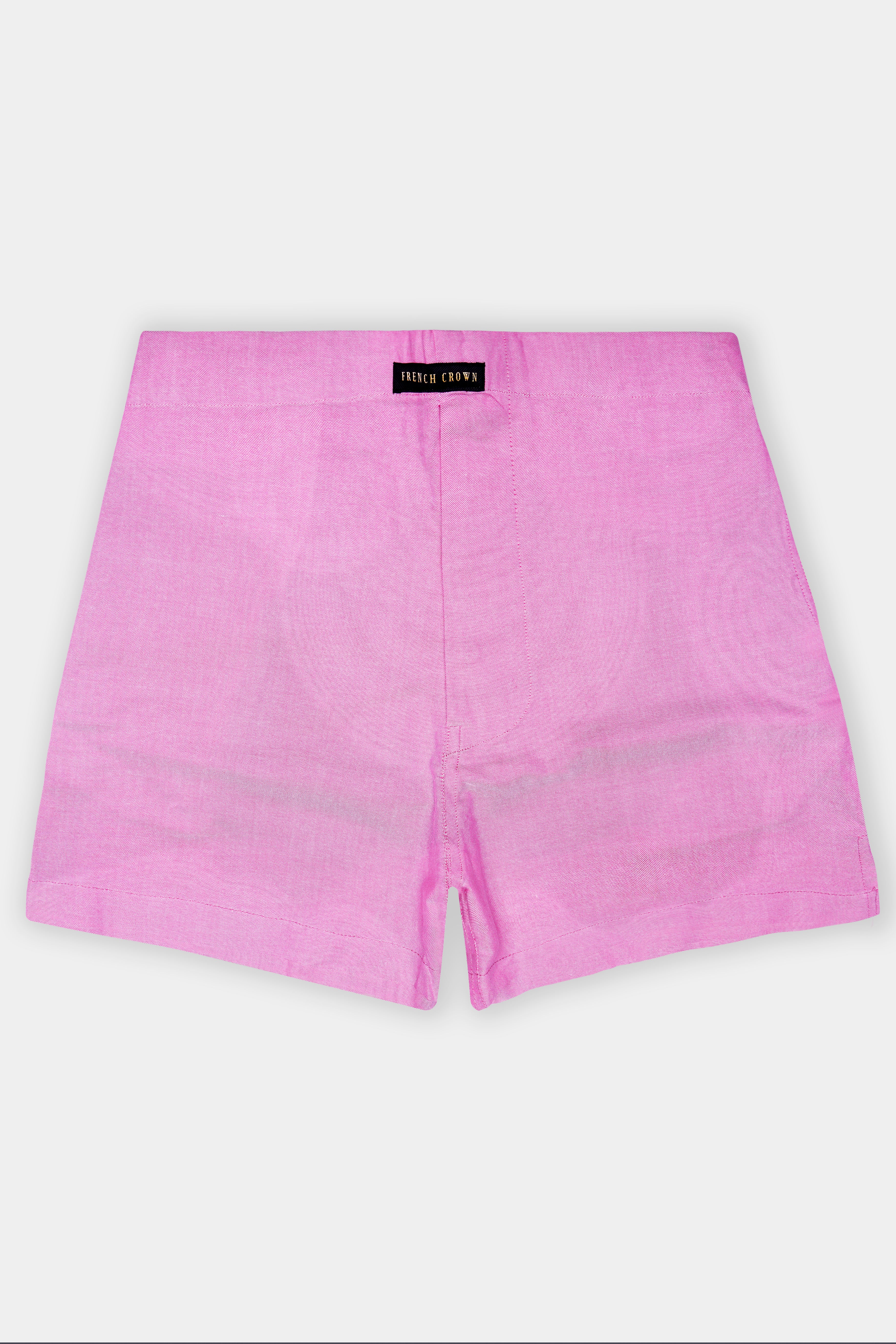 Viola Pink Textured Oxford Premium Cotton Boxer