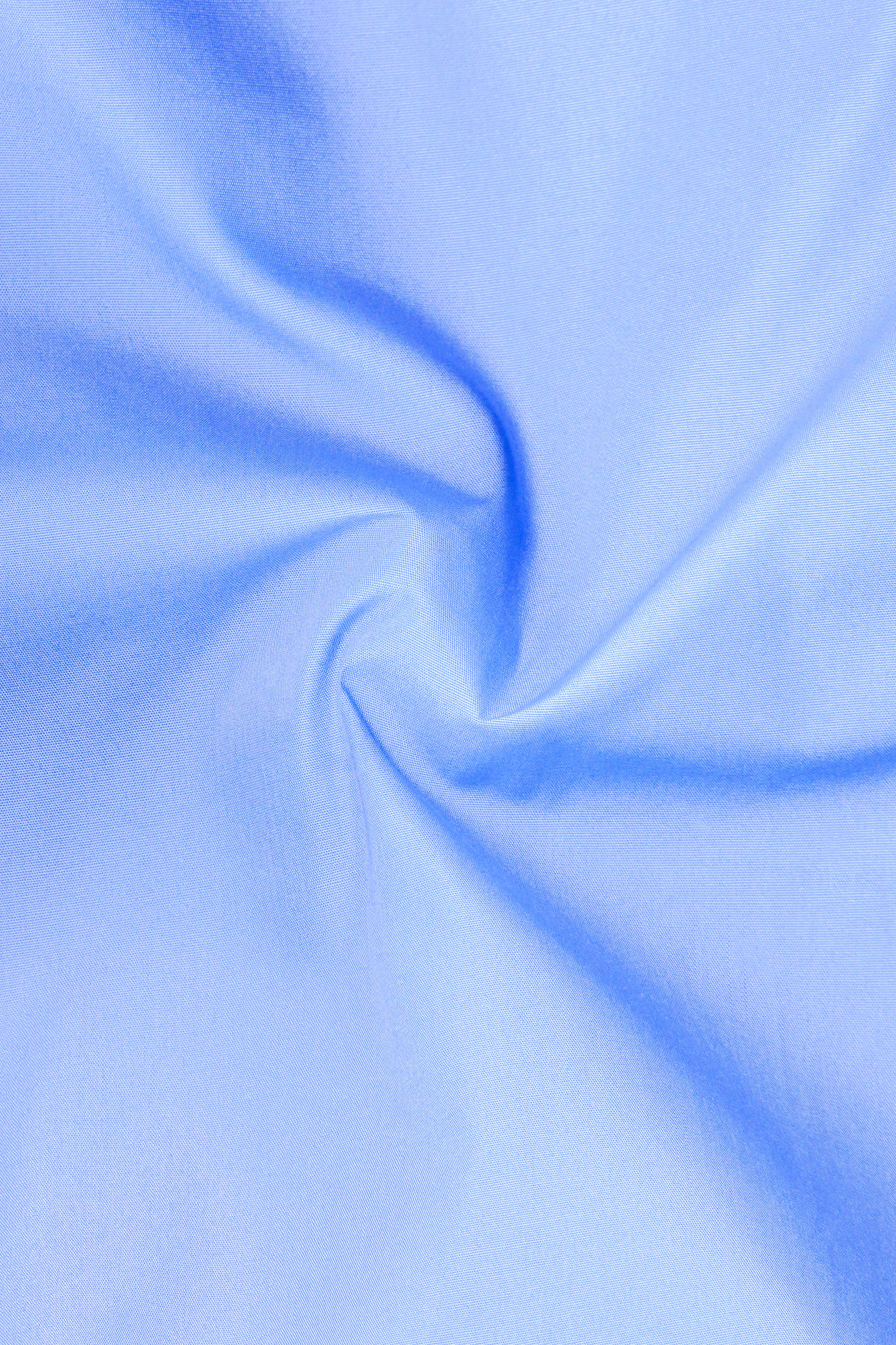 Melrose Blue Plain Solid Premium Giza Cotton Boxer