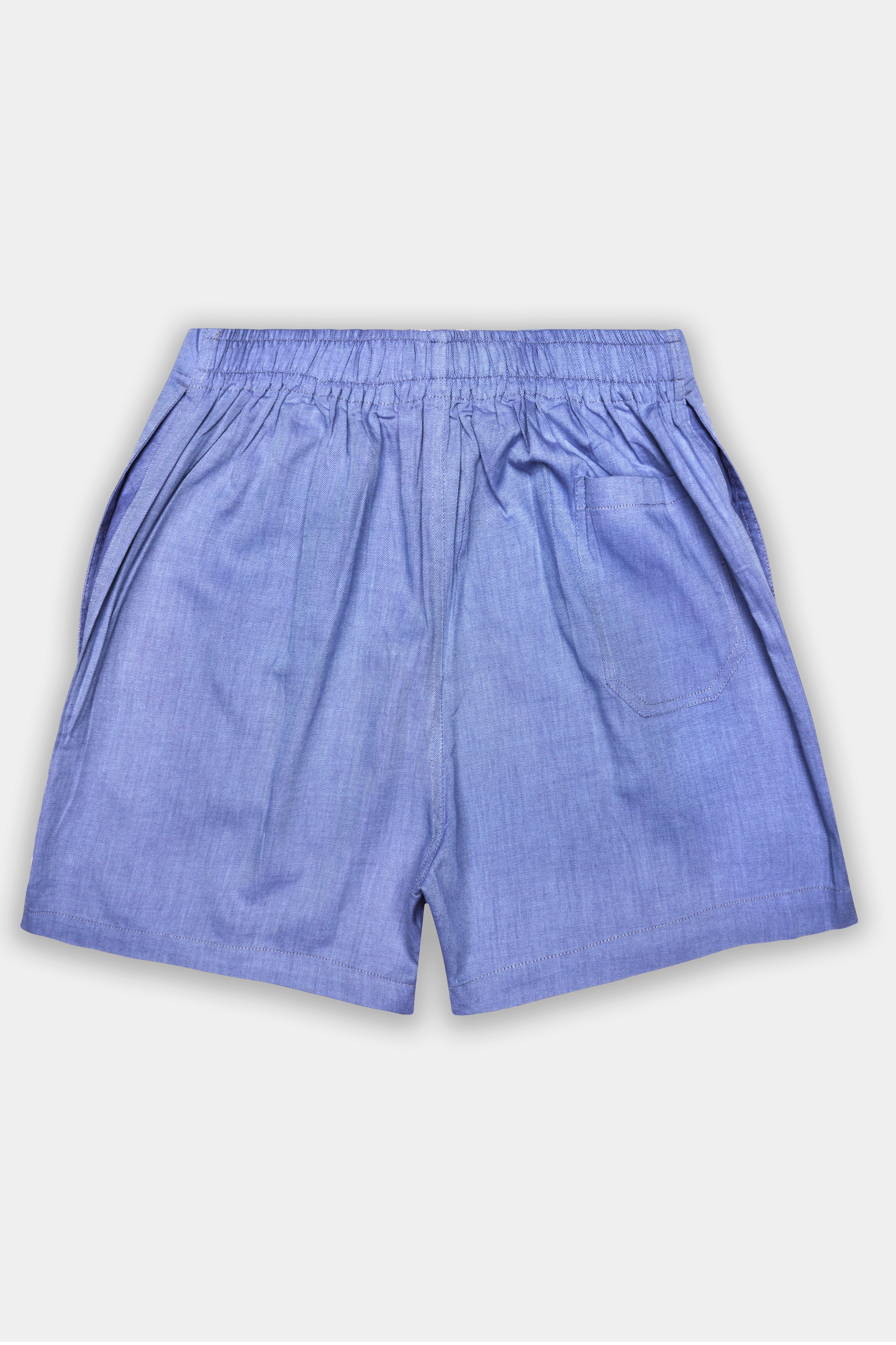 Carolina Blue Textured Oxford Premium Cotton Boxer