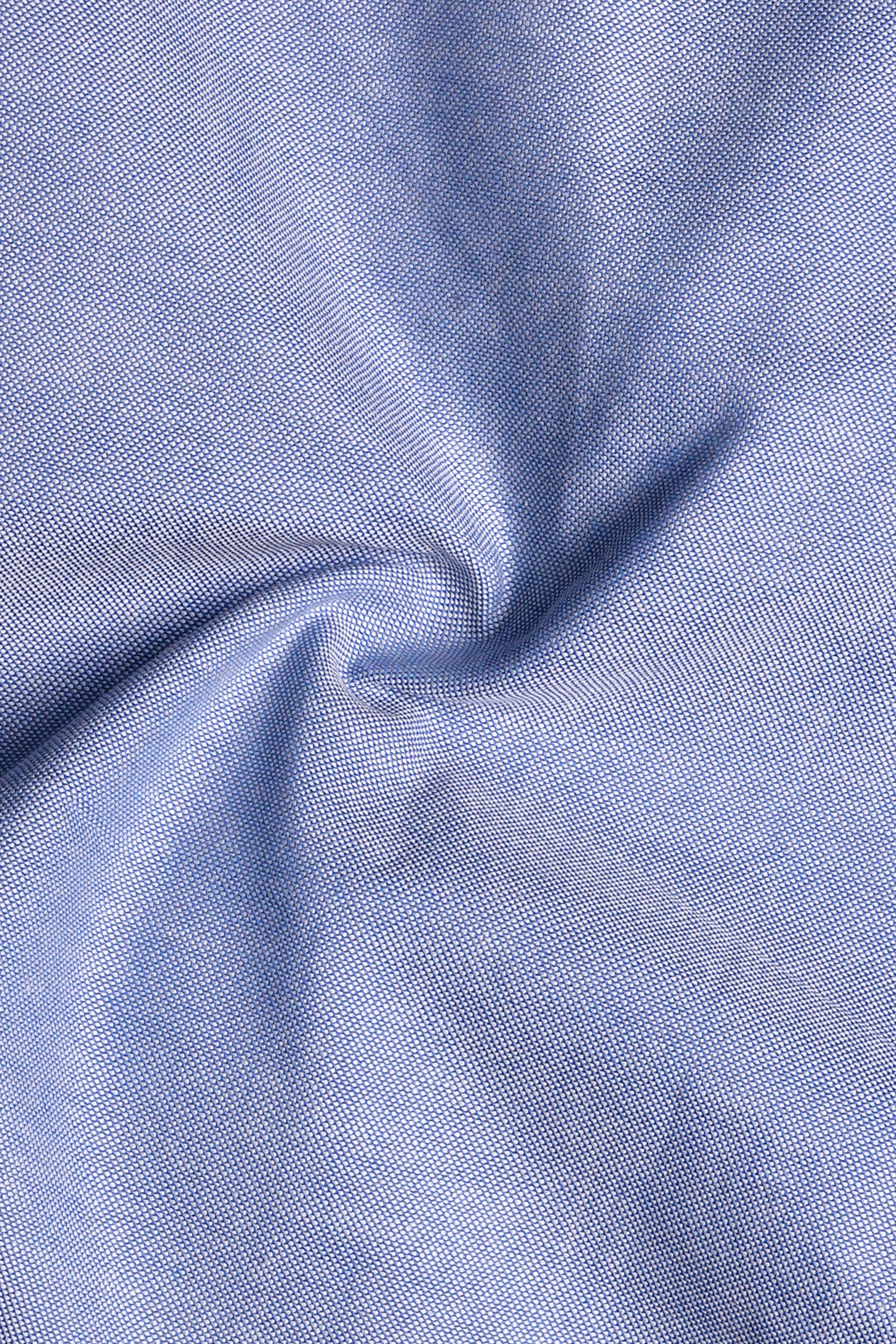 Rock Blue Dobby Textured Premium Cotton Boxer