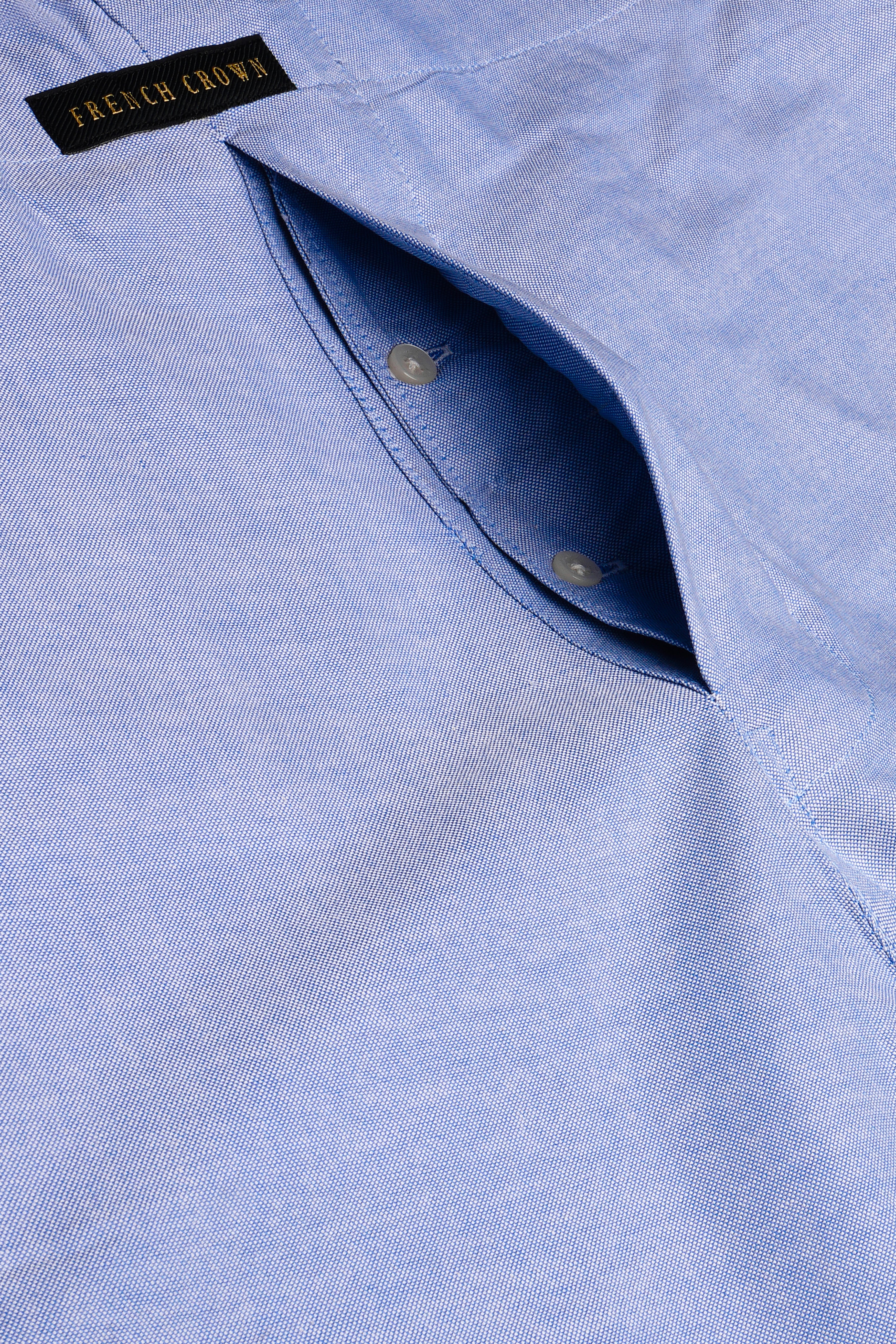 Rock Blue Dobby Textured Premium Cotton Boxer