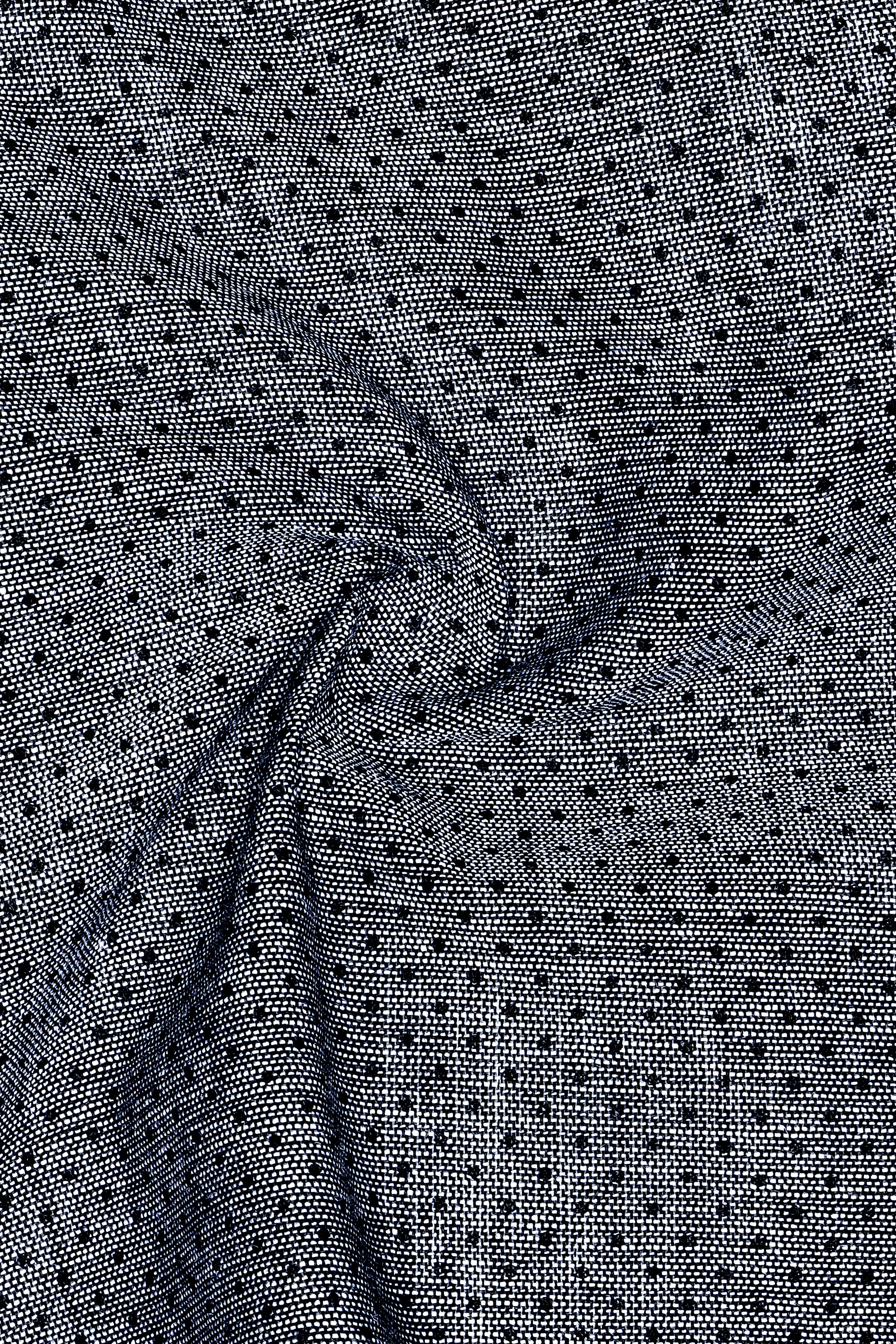 Mid Gray Dots Dobby Textured Premium Cotton Boxer