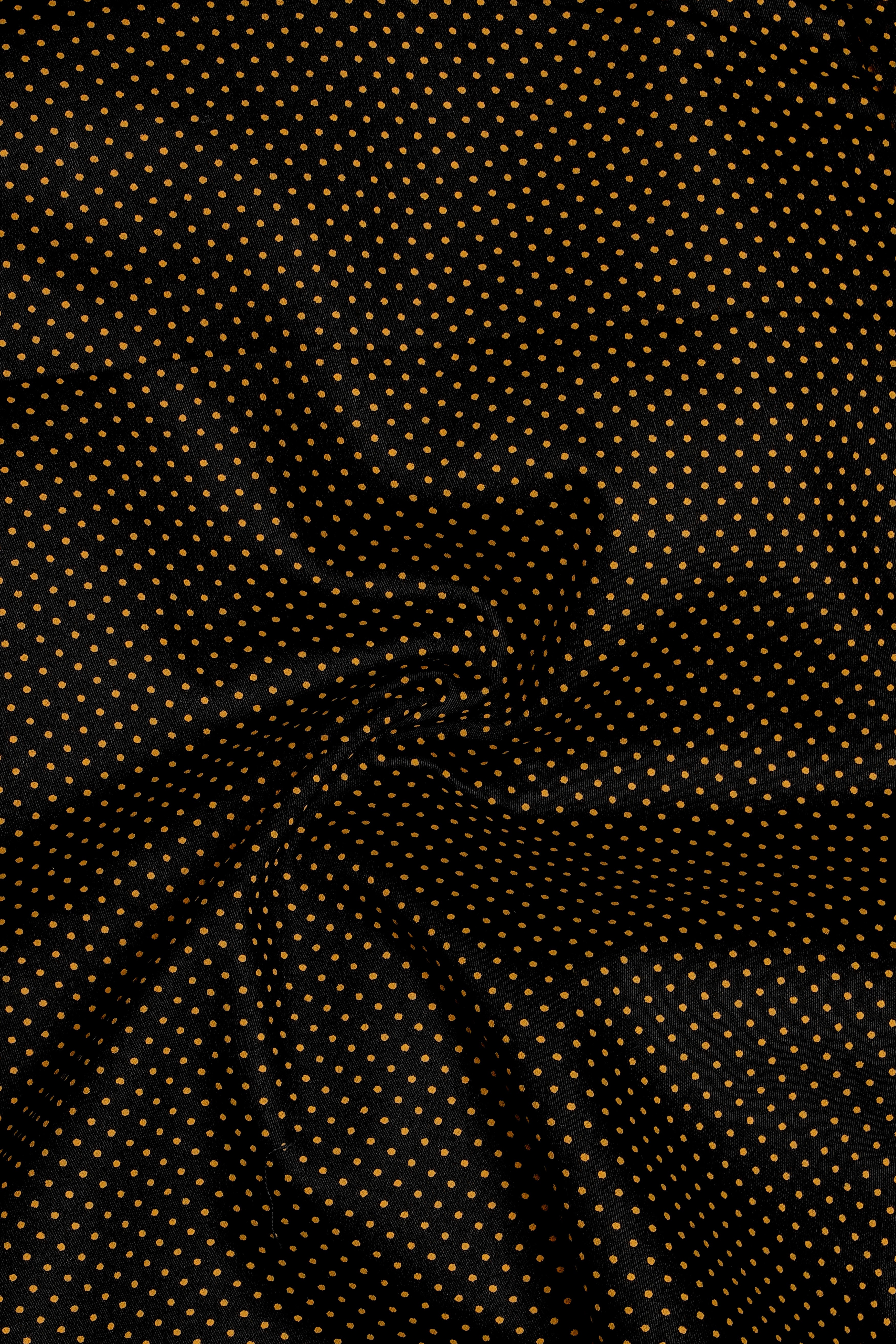 Jade Black with Brownish Orange Dots Textured Premium Cotton Boxer