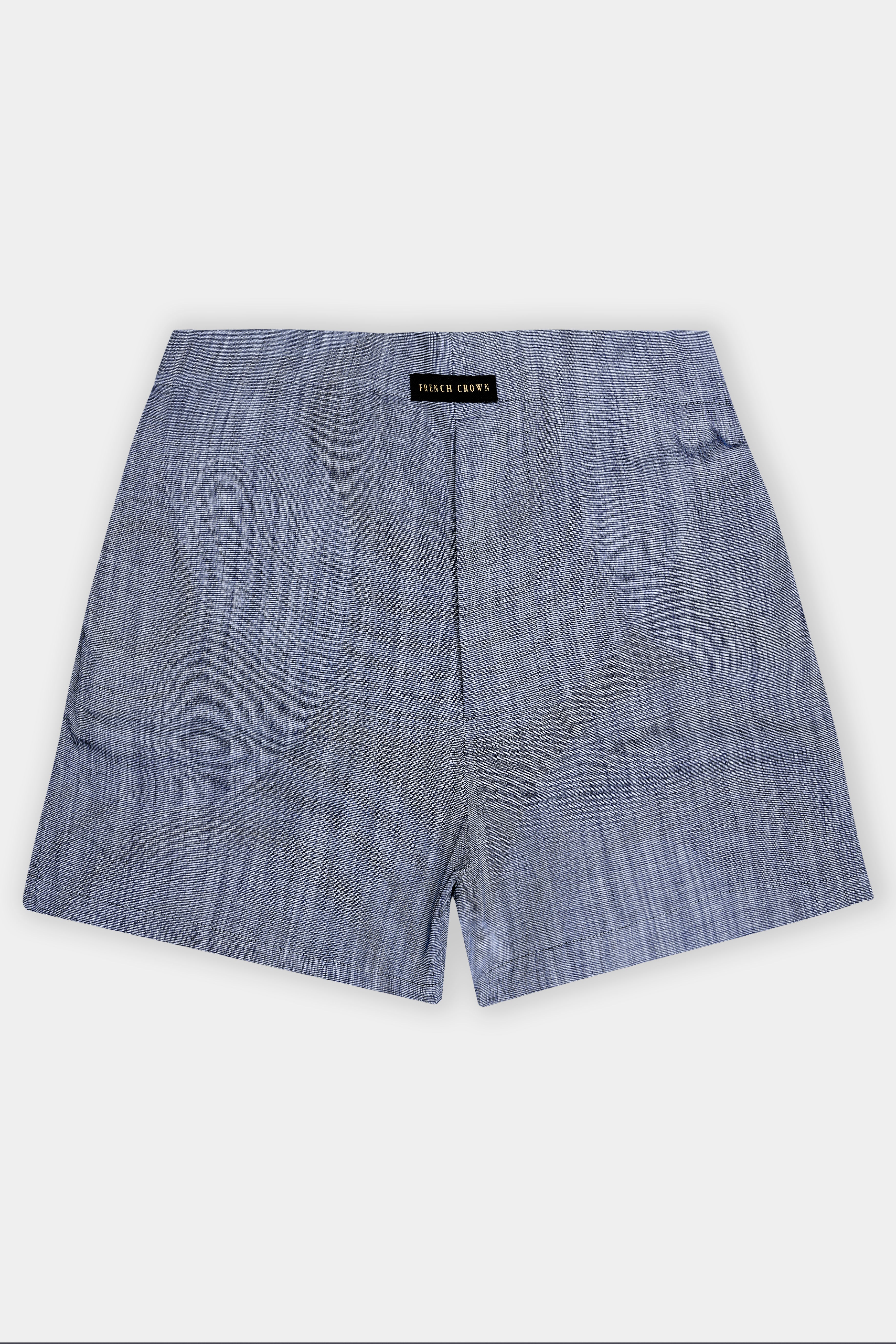 Steal Gray Solid Chambray Cotton Boxer