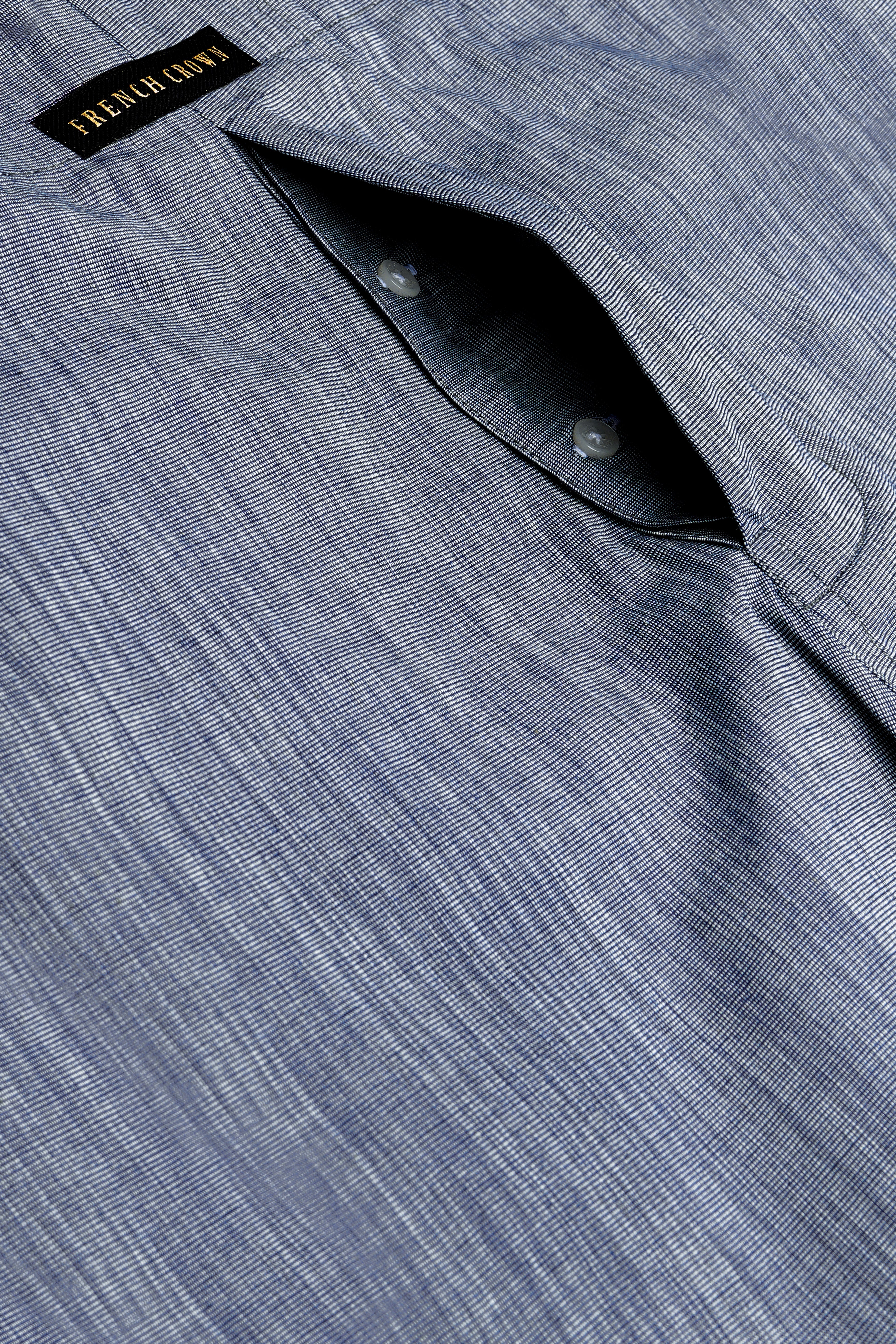 Steal Gray Solid Chambray Cotton Boxer