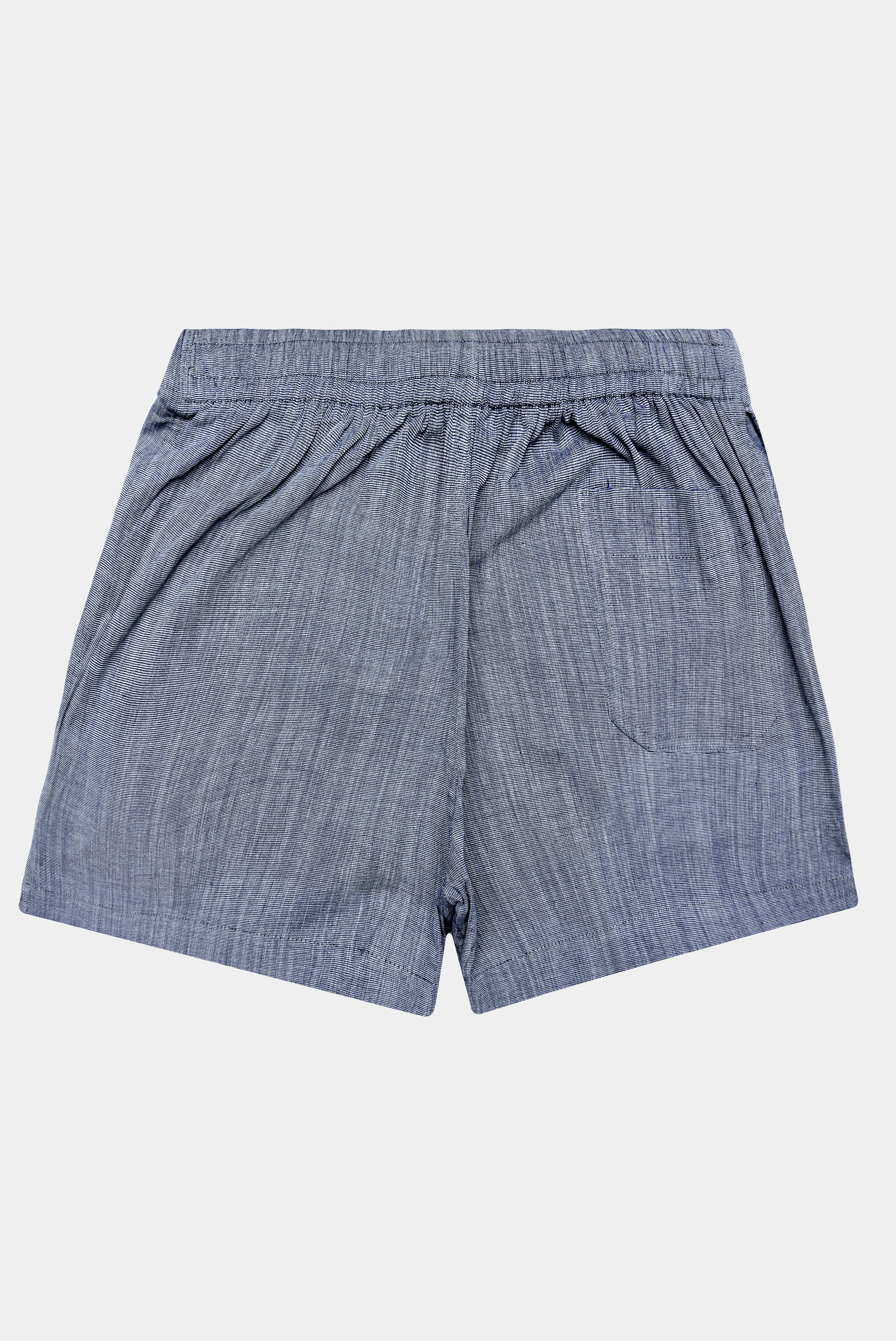 Steal Gray Solid Chambray Cotton Boxer