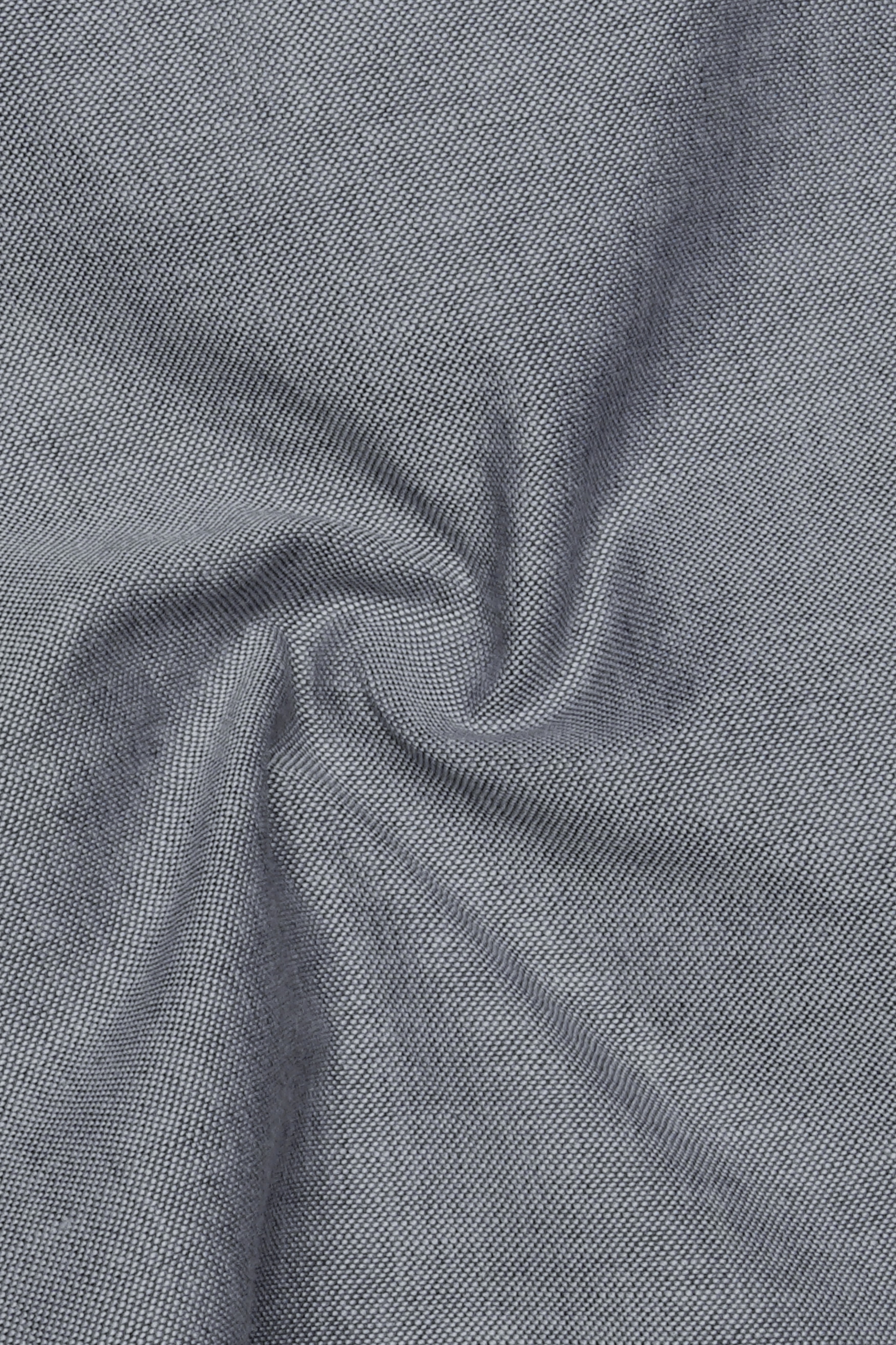 Boulder Gray Solid Oxford Premium Cotton Boxer