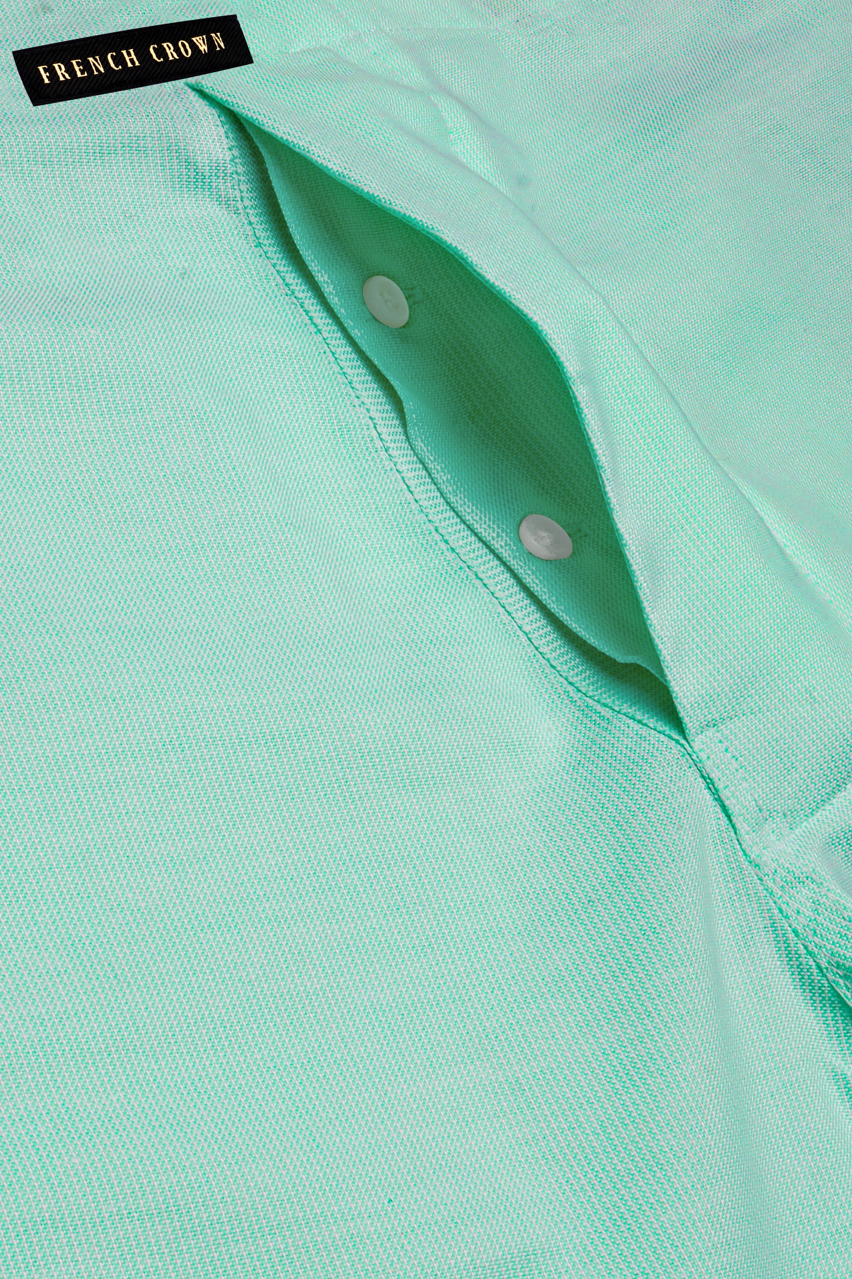 Everleaf-Viridian Green Dobby Textured Premium Giza Cotton Boxer