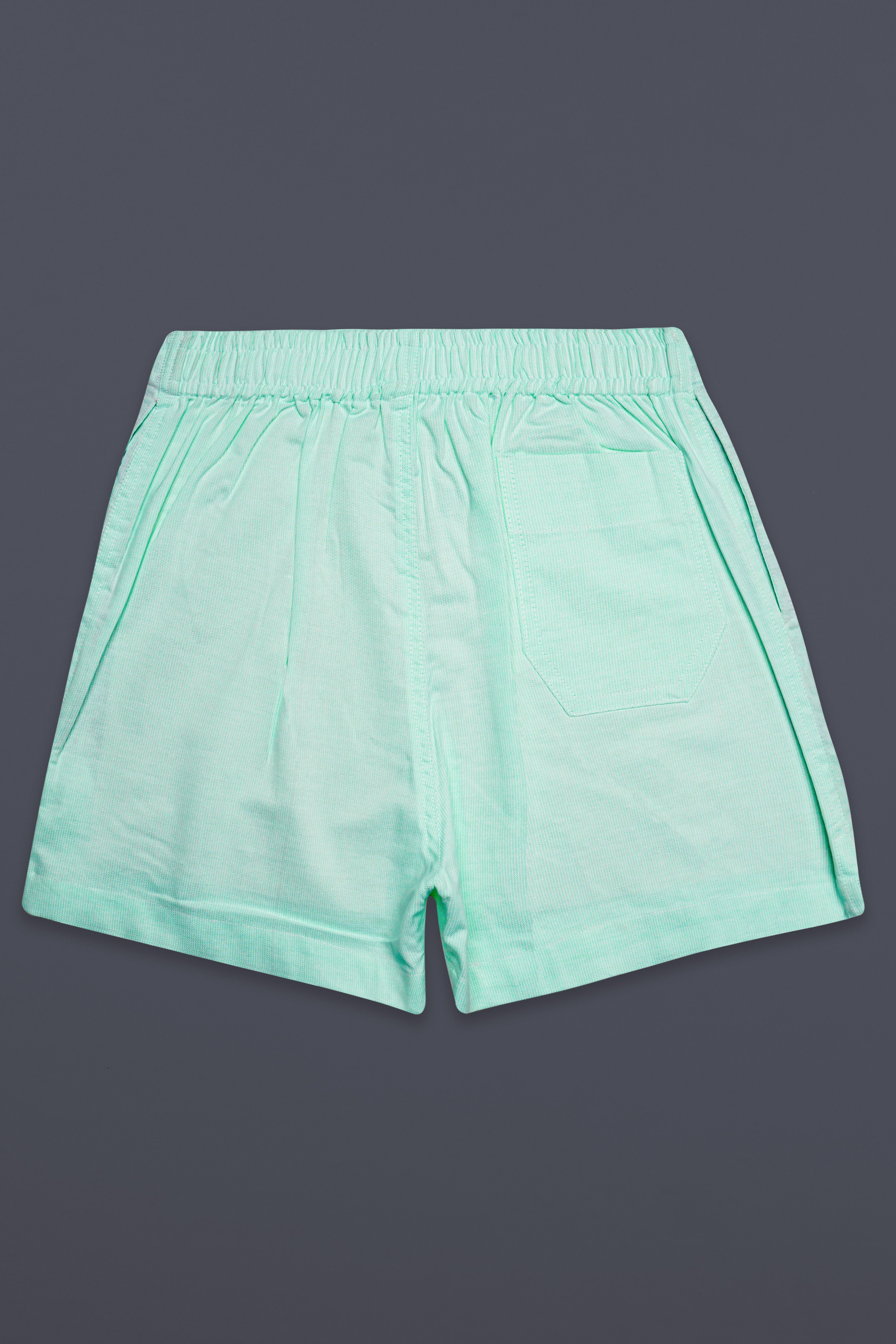 Everleaf-Viridian Green Dobby Textured Premium Giza Cotton Boxer