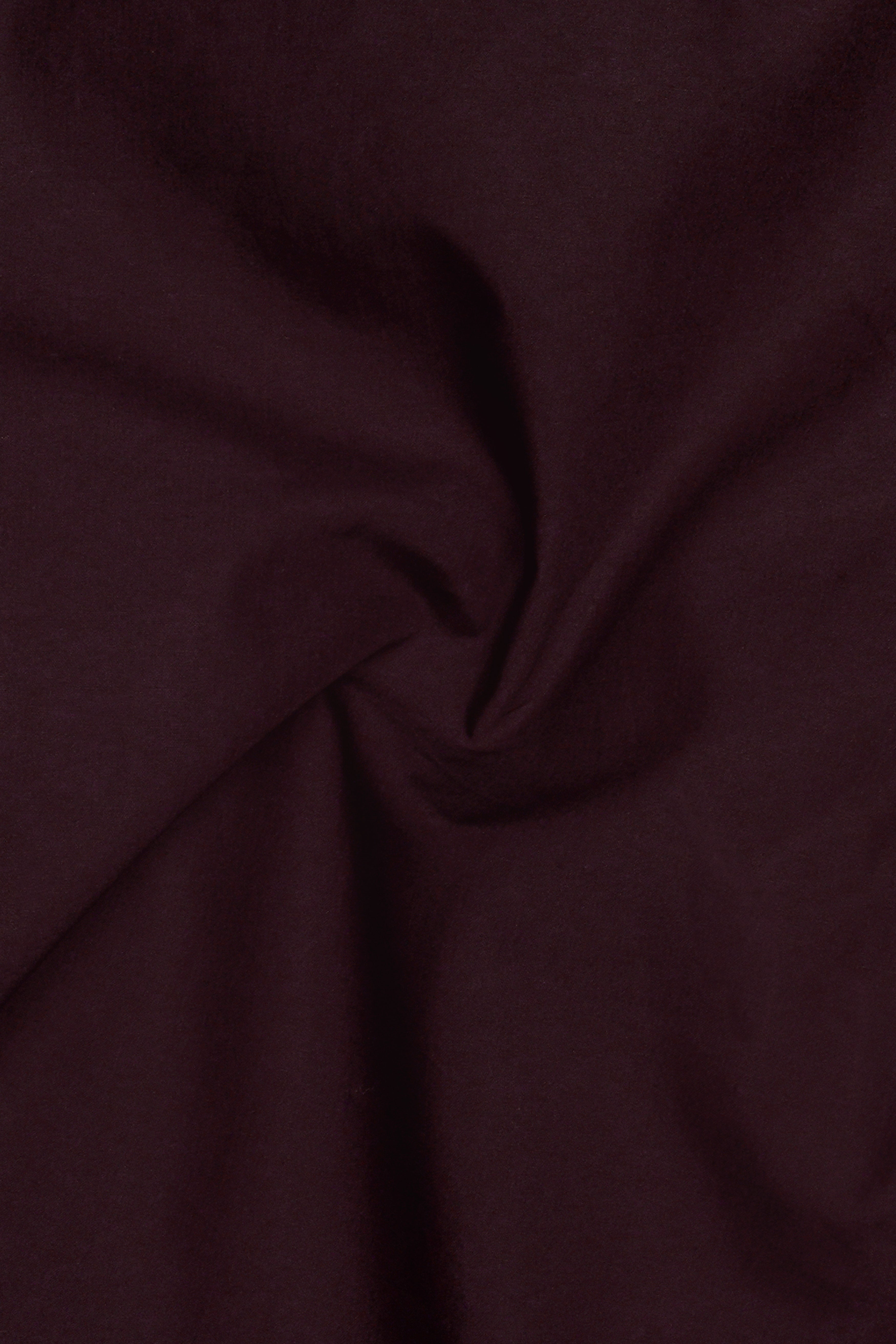 Wine-Eclipse Maroon Solid Poplin Premium Cotton Boxer