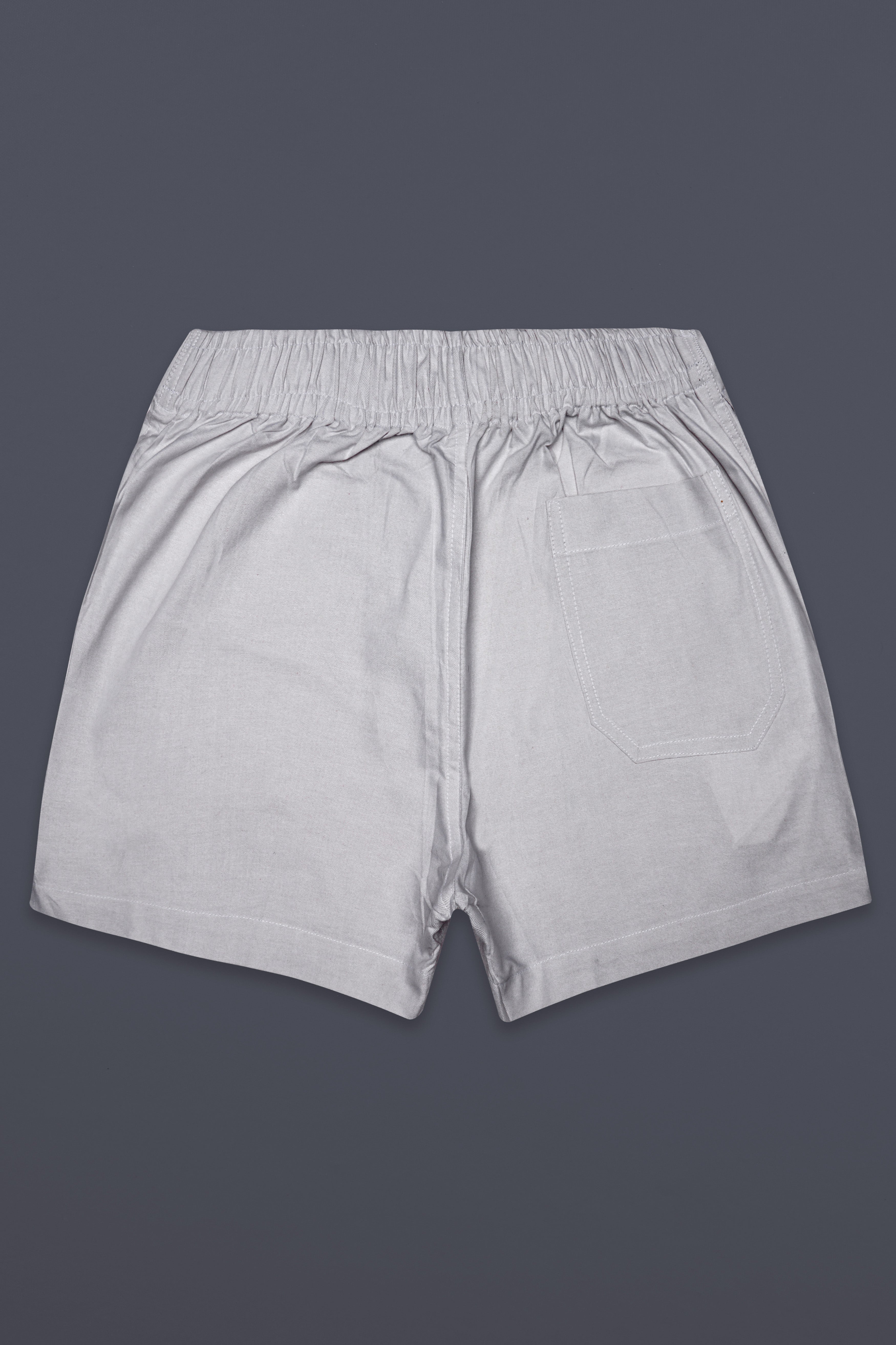 Graphite-Bombay Gray Solid Poplin Premium Cotton Boxer