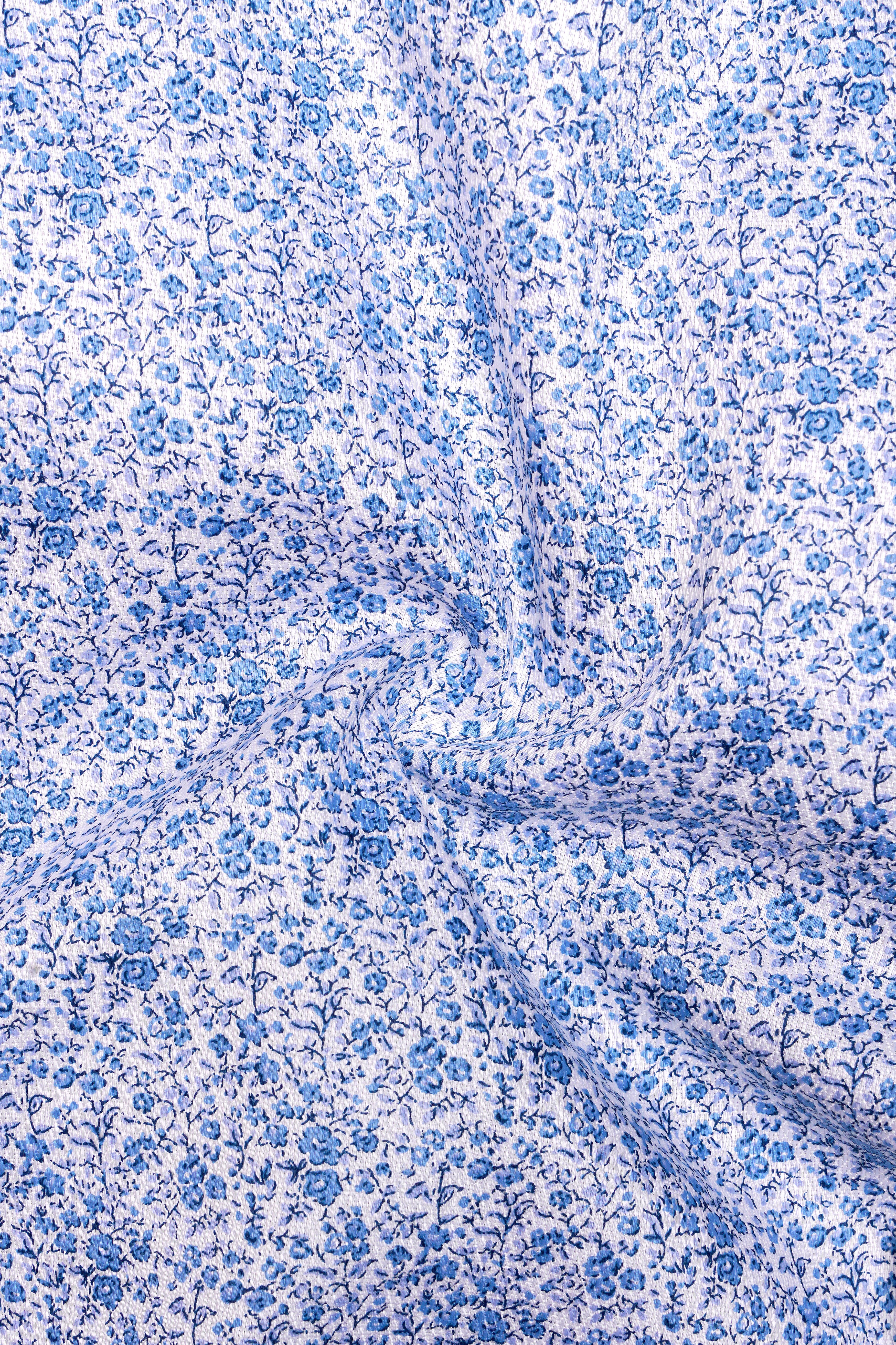 Frost-Jordy Blue Printed Dobby Textured Premium Giza Cotton Boxer