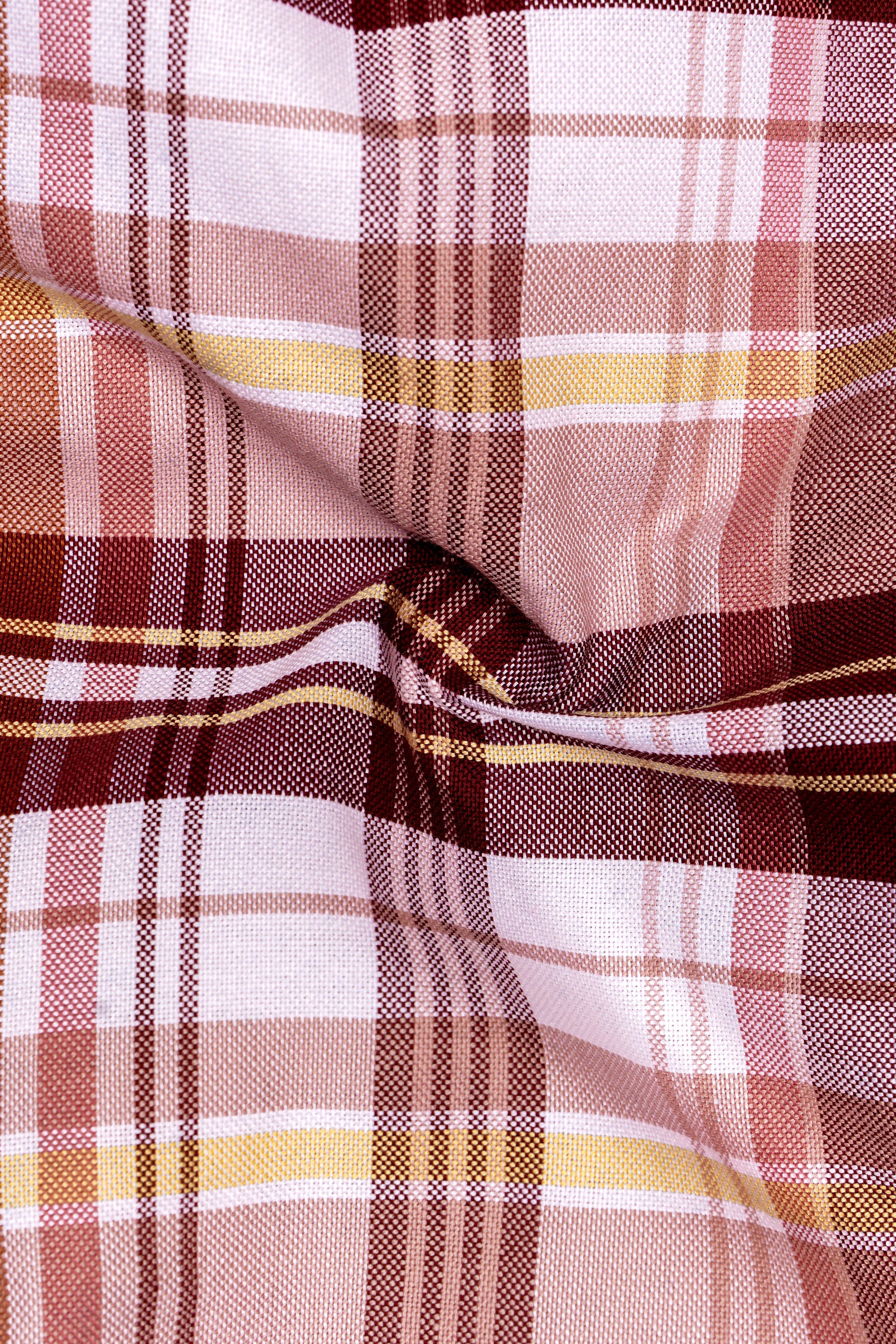 Heritage-Rustic Maroon Plaid Super Soft Oxford Premium Cotton Boxer