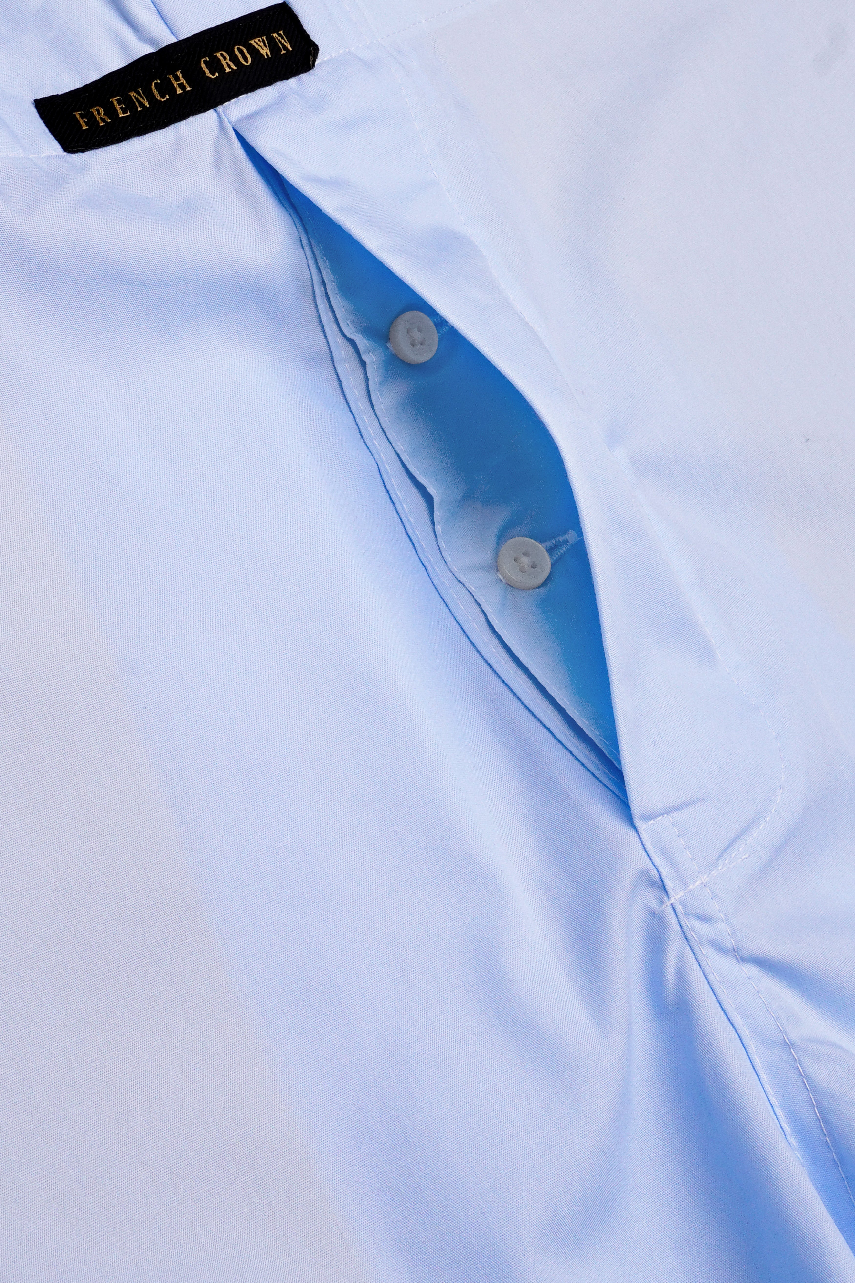 Frosted-Moonraker Blue Solid Poplin Premium Cotton Boxer