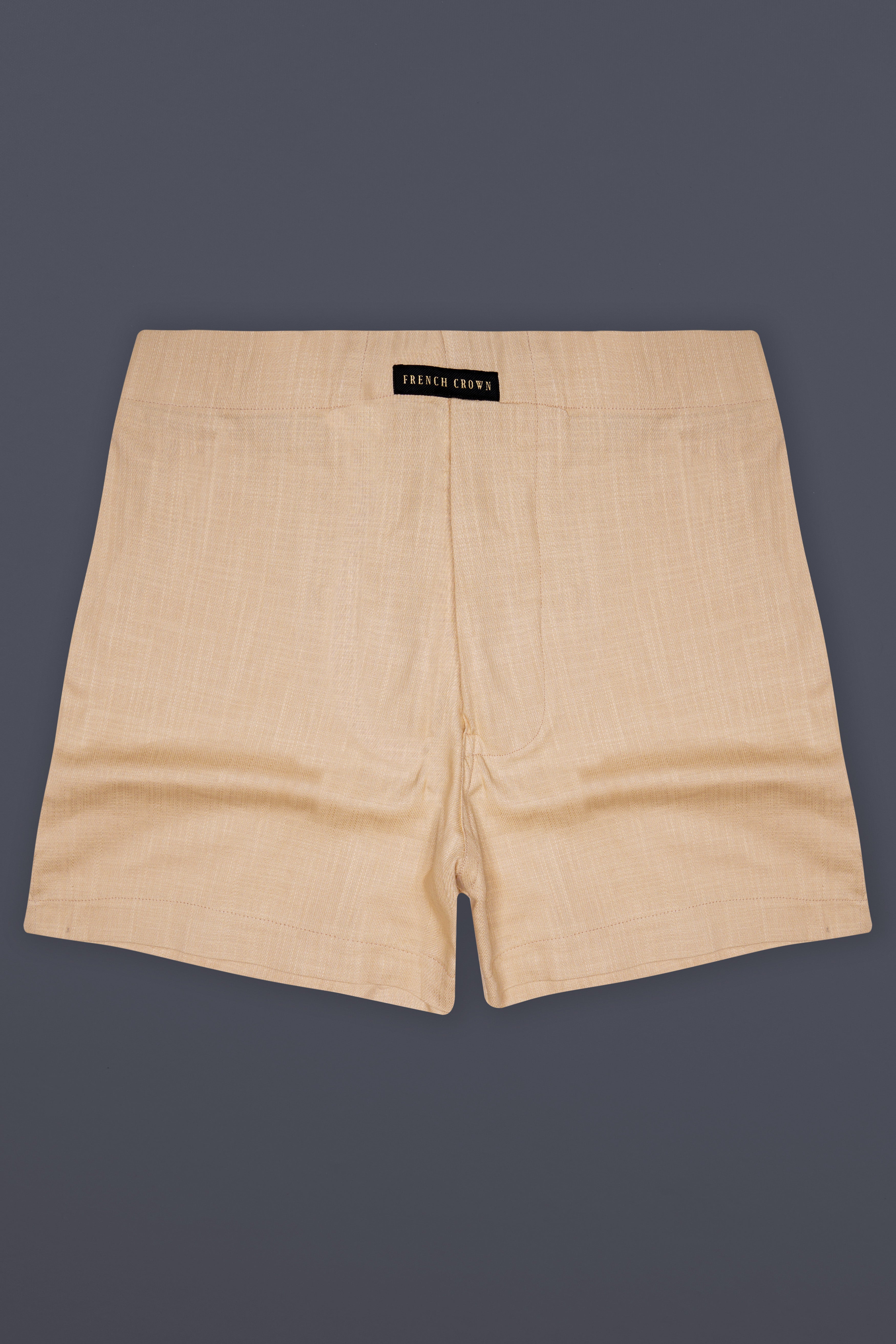 Natural Calm-Akaroa Cream Textured Chambray Premium Cotton Boxer