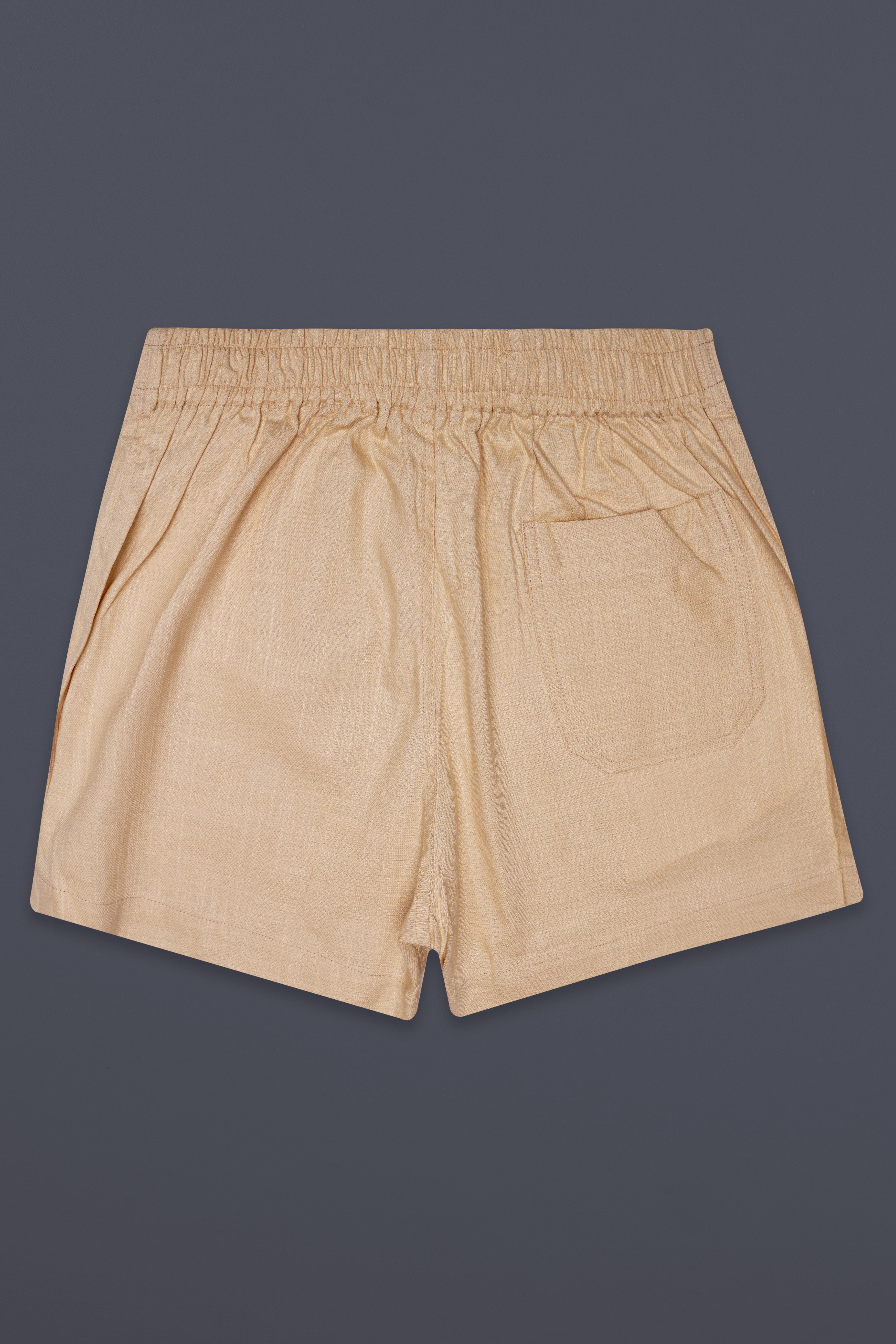 Natural Calm-Akaroa Cream Textured Chambray Premium Cotton Boxer