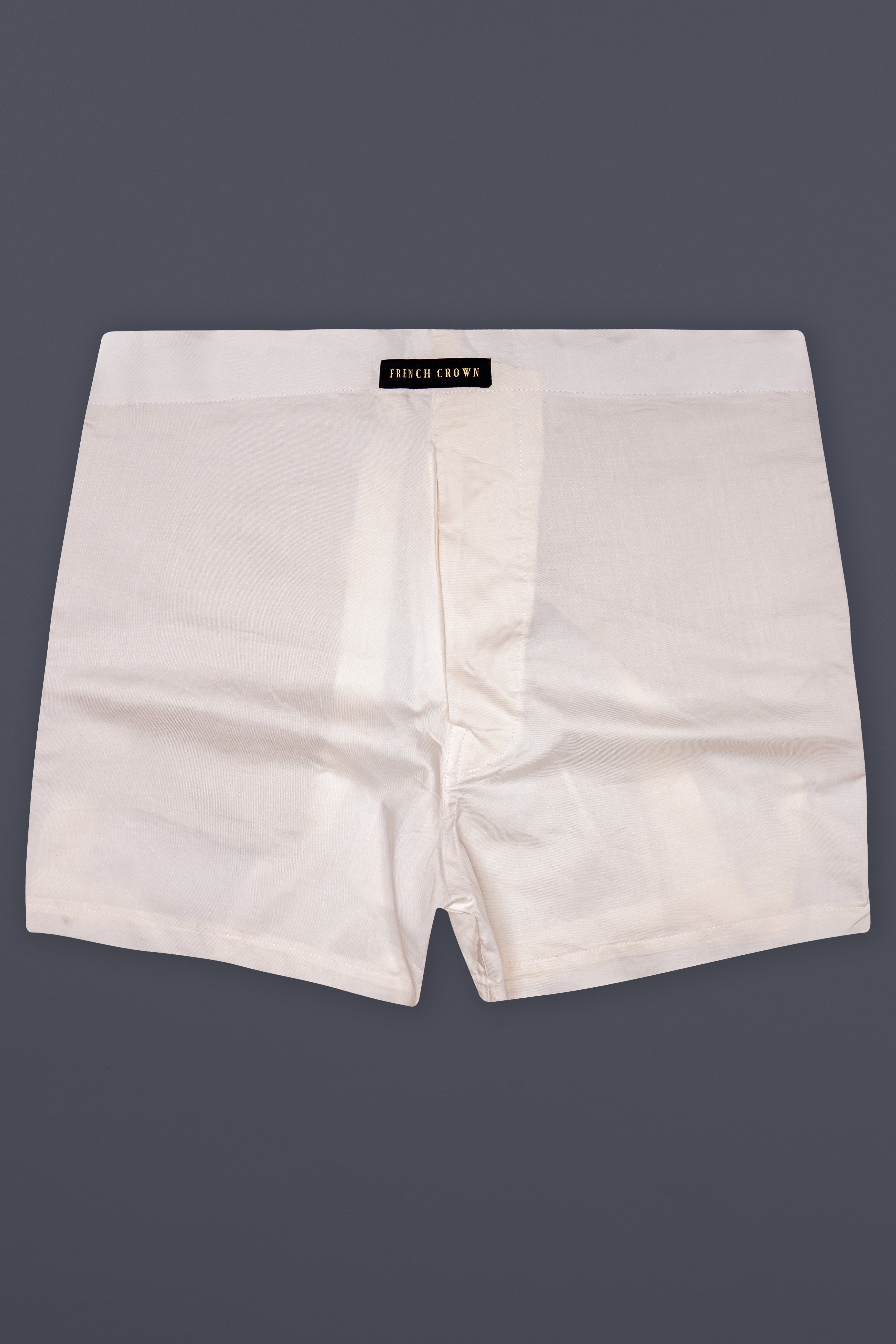 Storm-Foggy Gray Solid Super Soft Premium Cotton Boxer