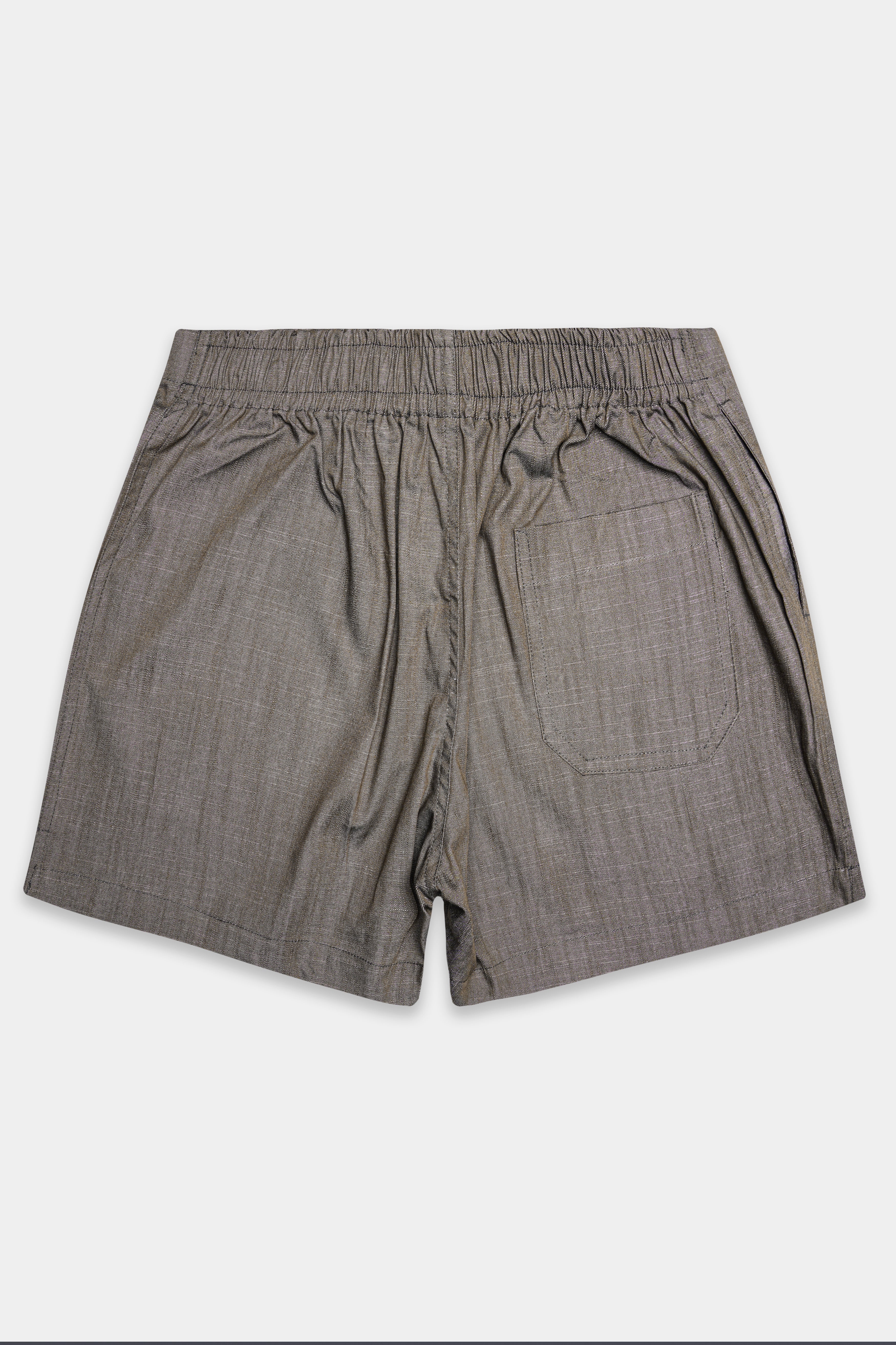 Tactyl-Ironside Gray Textured Super Soft Luxurious Linen Boxer