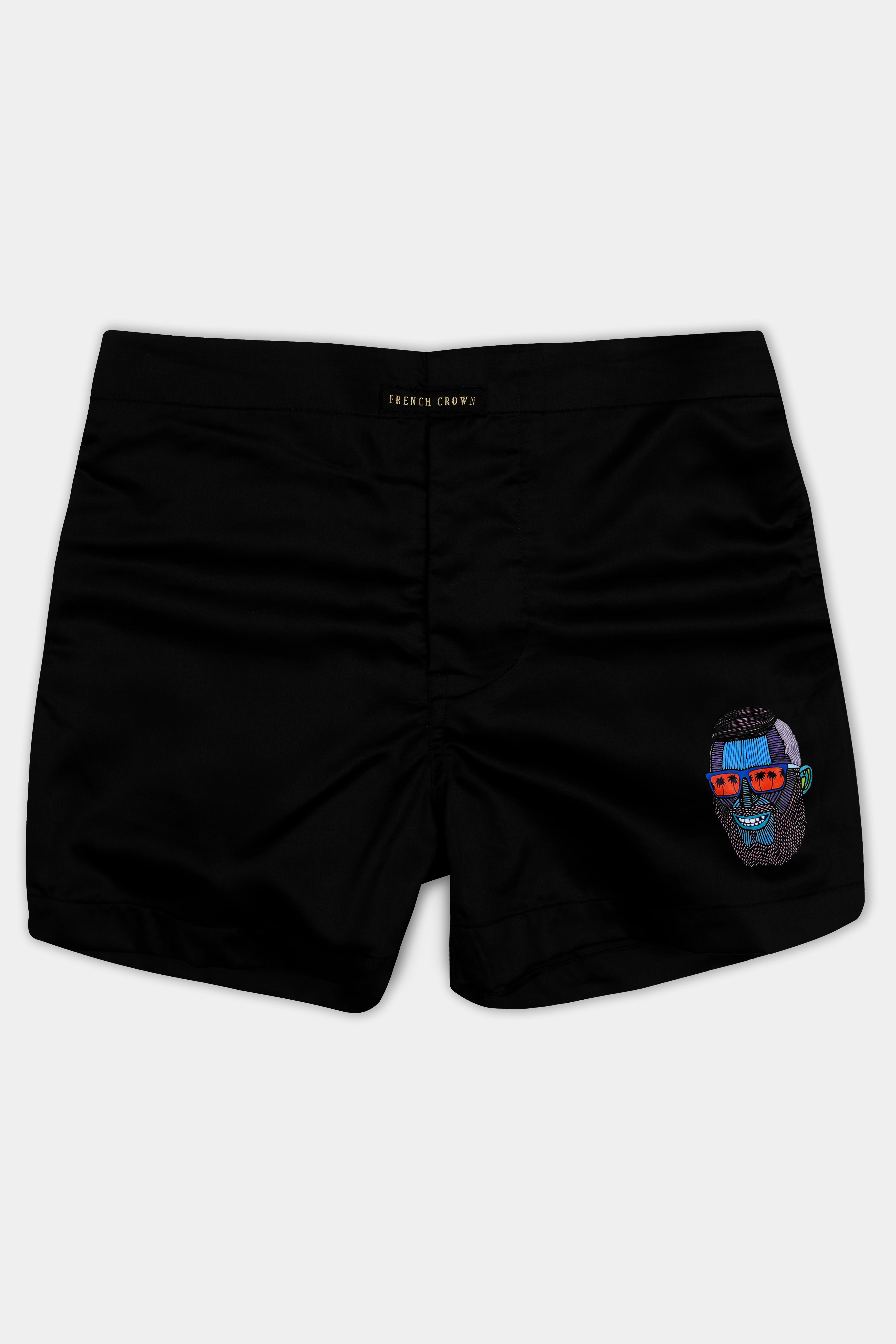 Jade Black Mulga The Artist Printed Subtle Sheen Super Soft Premium Cotton Boxers BX470-RPRT95-28, BX470-RPRT95-30, BX470-RPRT95-32, BX470-RPRT95-34, BX470-RPRT95-36, BX470-RPRT95-38, BX470-RPRT95-40, BX470-RPRT95-42, BX470-RPRT95-44