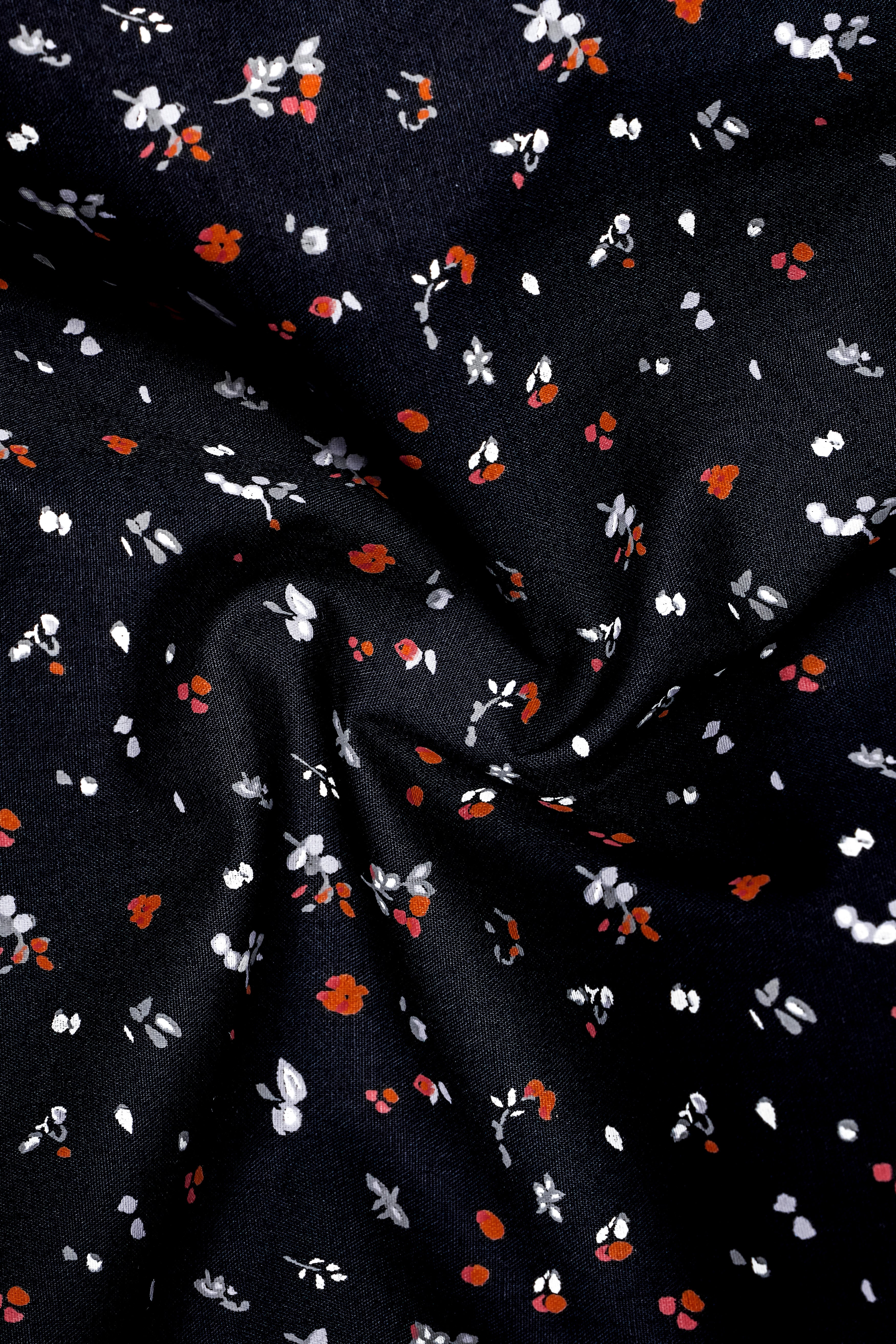 Jade Black Floral Printed Premium Giza Cotton Boxer