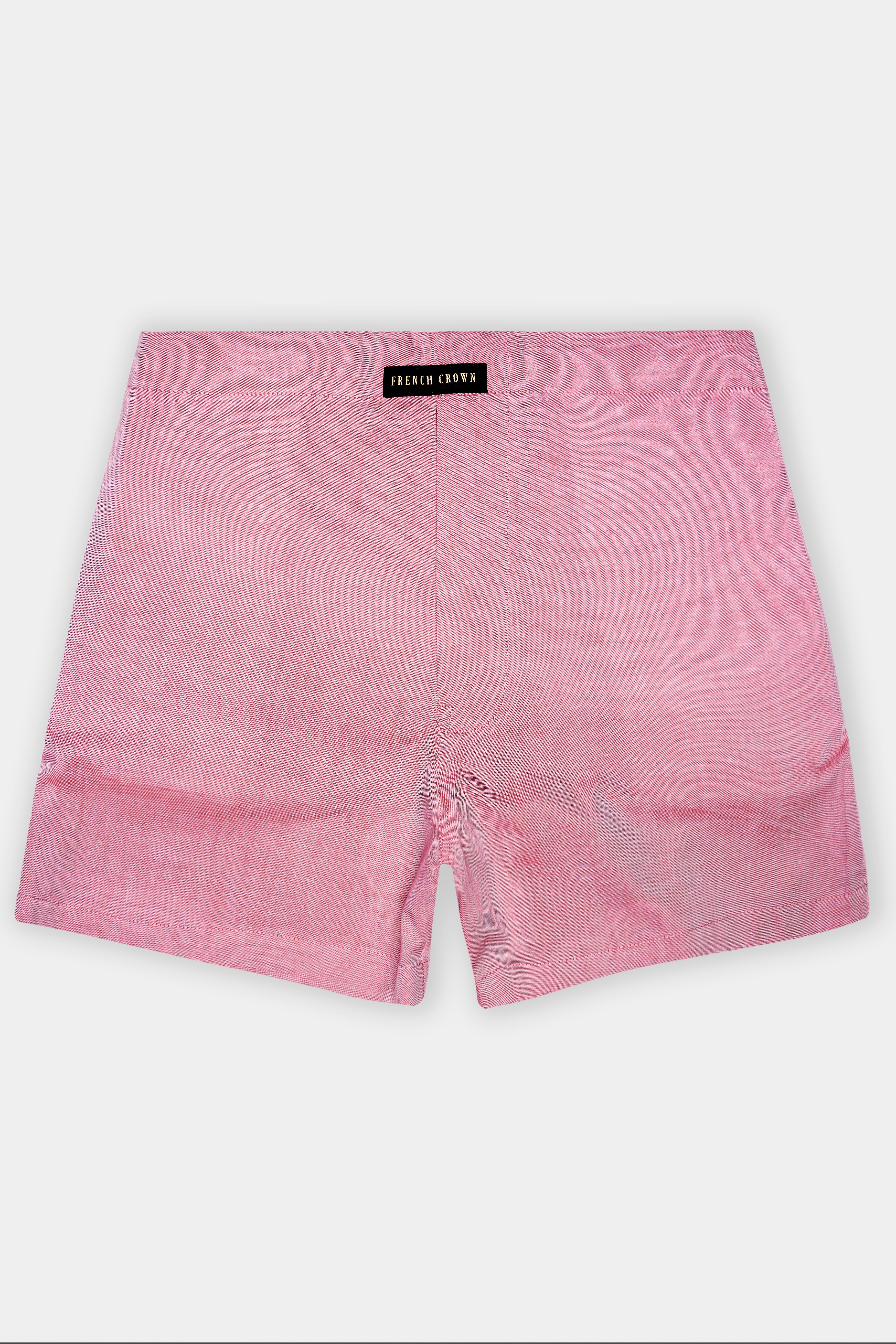 Thulian Pink Textured Oxford Premium Cotton Boxer