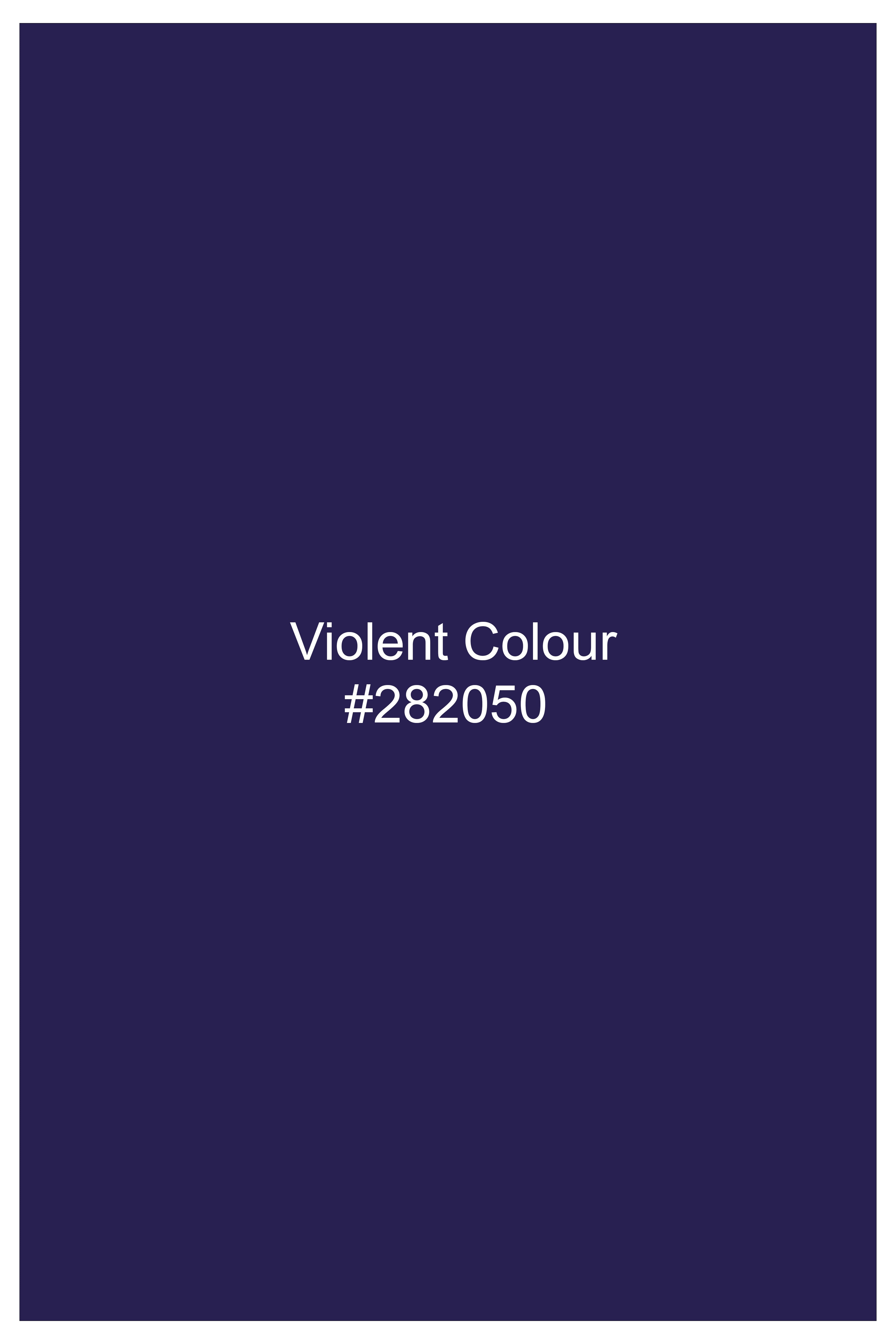 Violent Purple Plain Solid Premium Giza Cotton Boxer