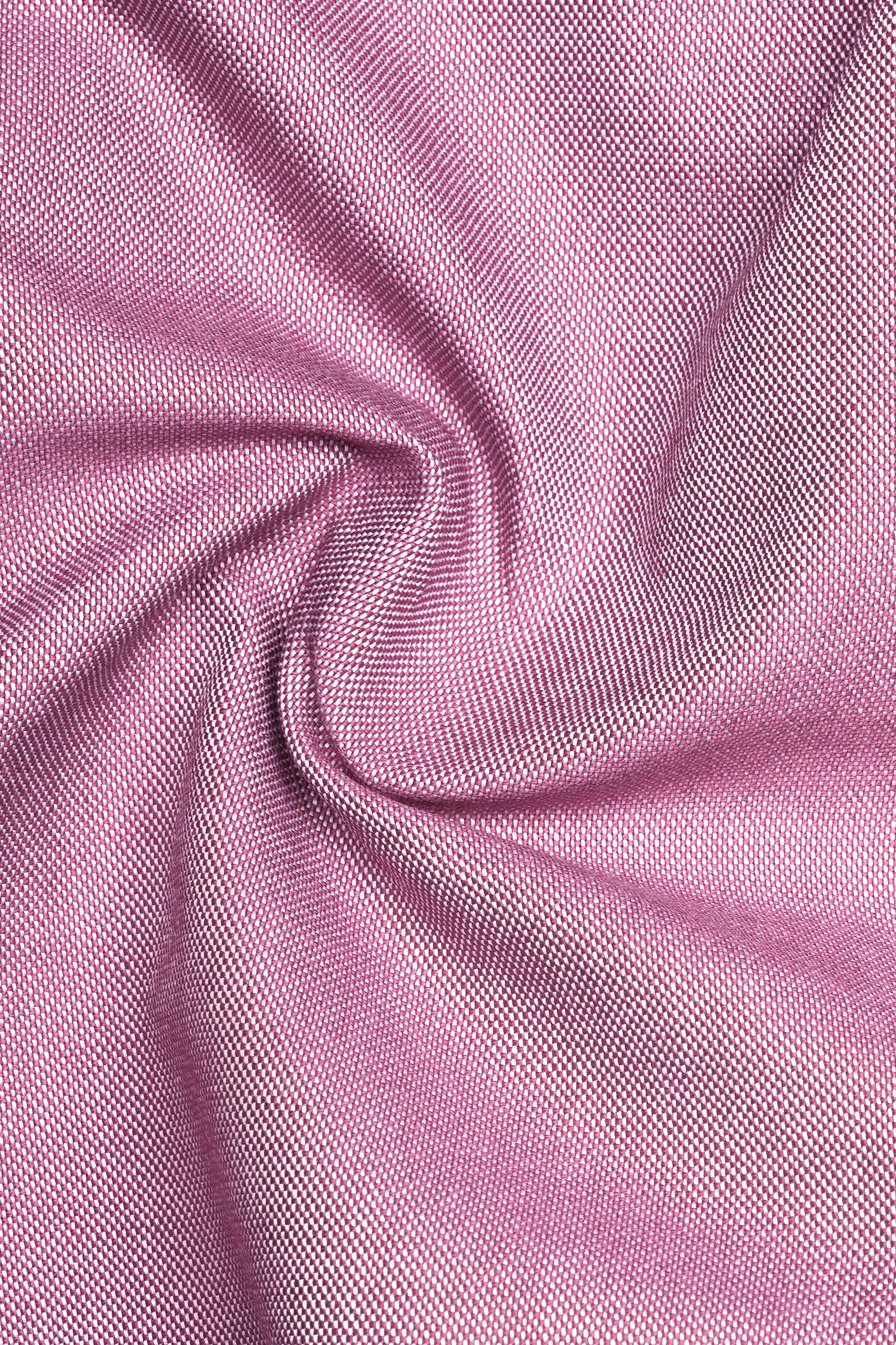 Blossom Pink Textured Oxford Premium Cotton Boxer