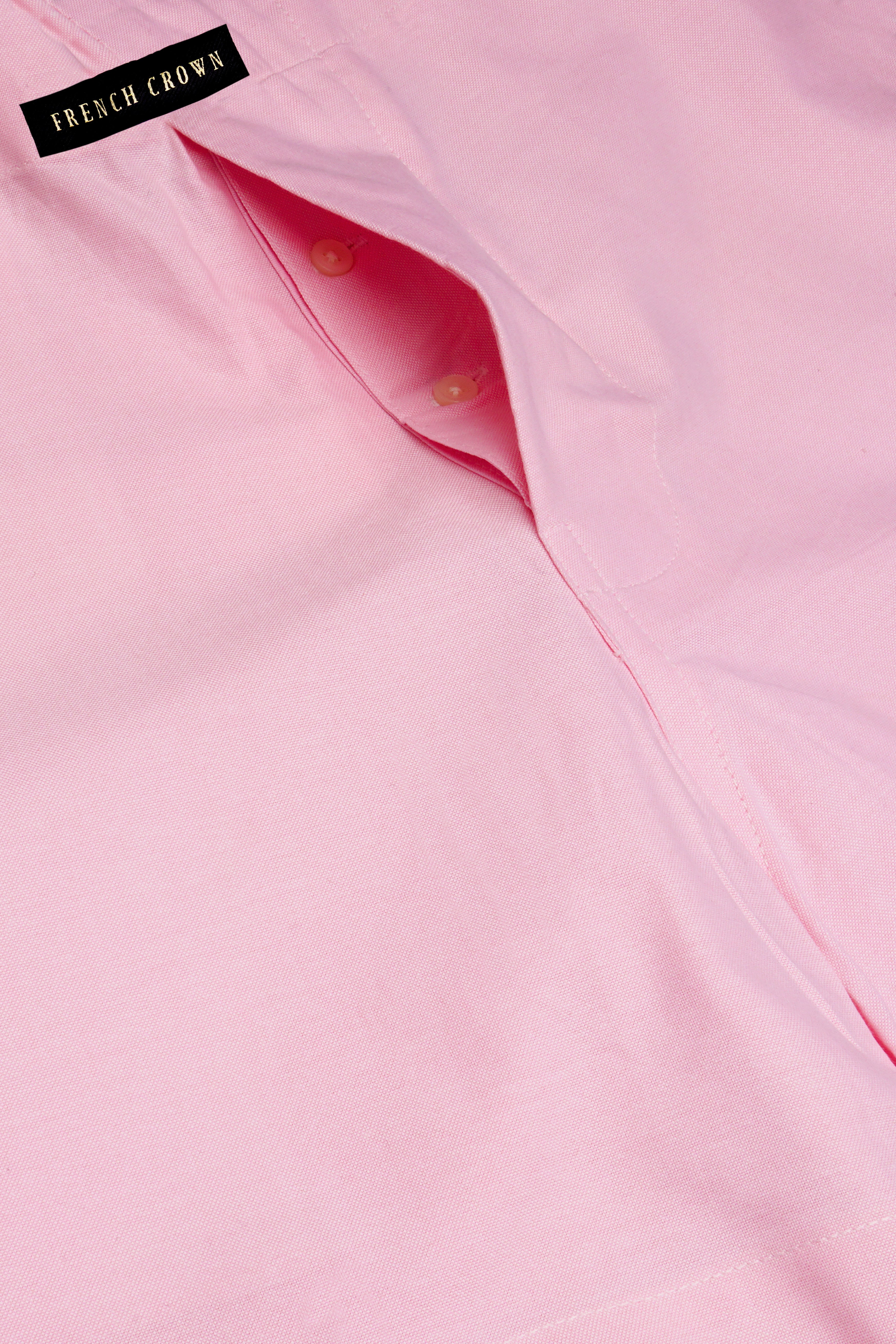 Melanie Pink Solid Oxford Premium Cotton Boxer