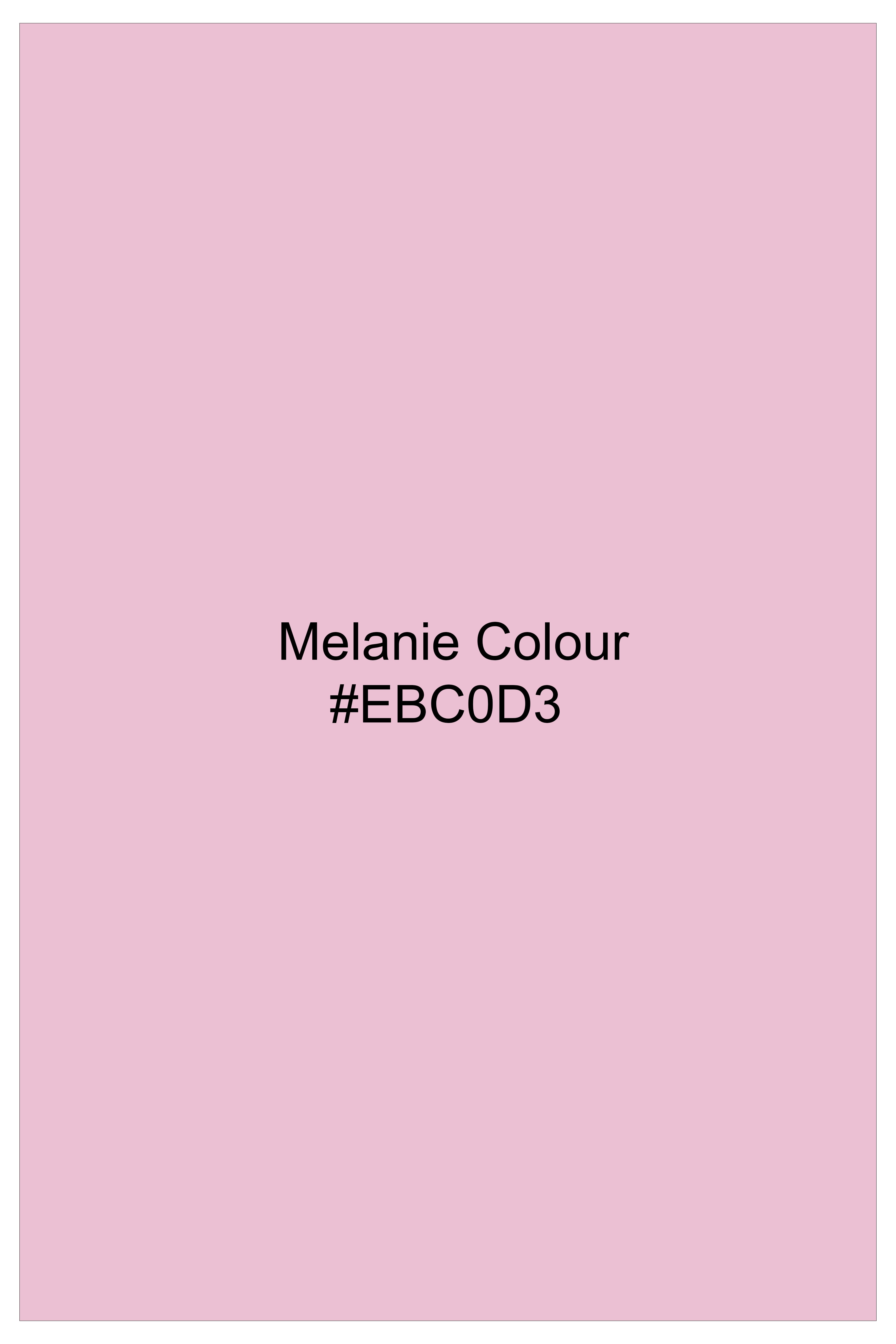 Melanie Pink Solid Oxford Premium Cotton Boxer