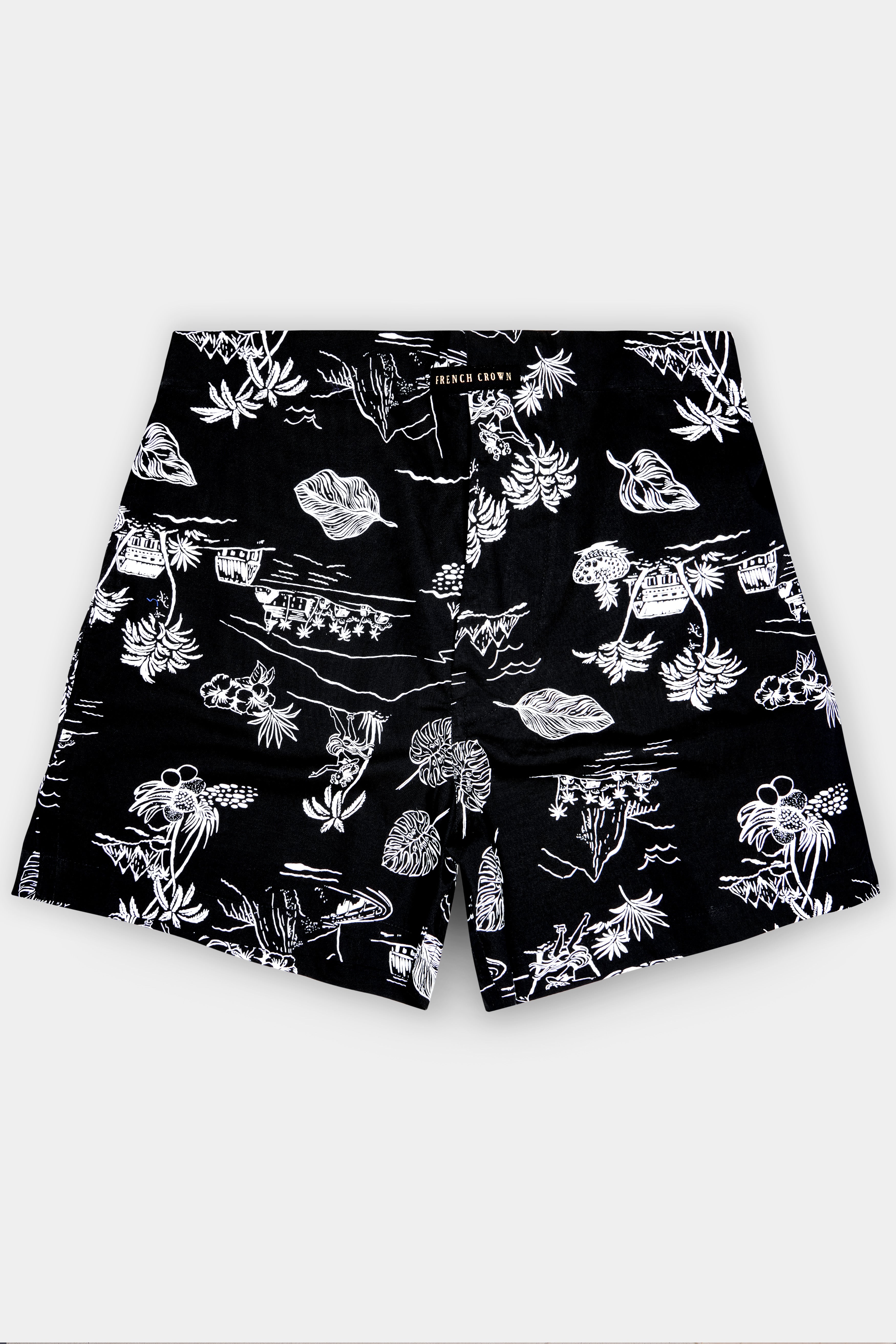 Jade Black Printed Super Soft Premium Cotton Boxer