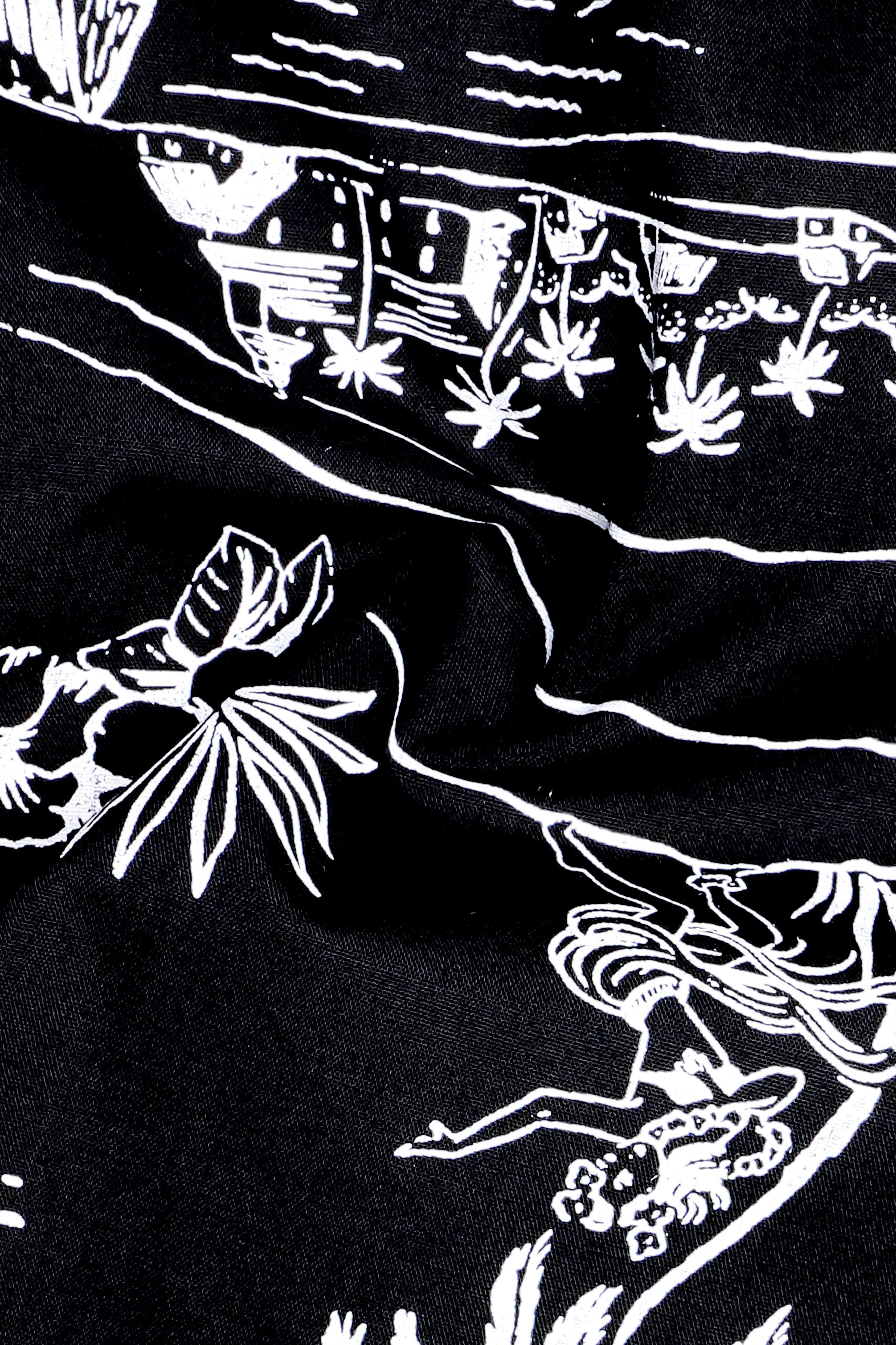 Jade Black Printed Super Soft Premium Cotton Boxer