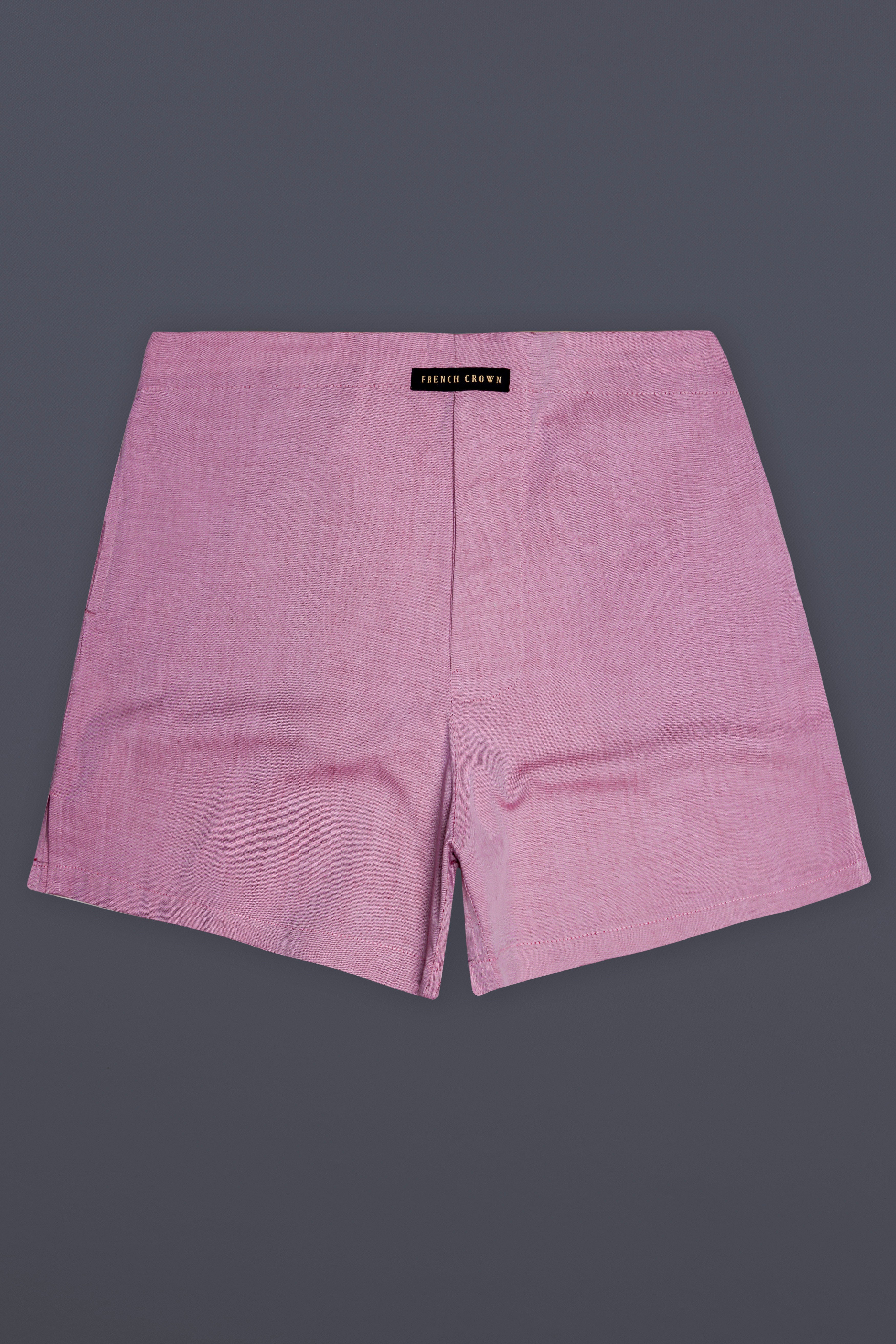 Turkish Rose Solid Oxford Premium Cotton Boxer