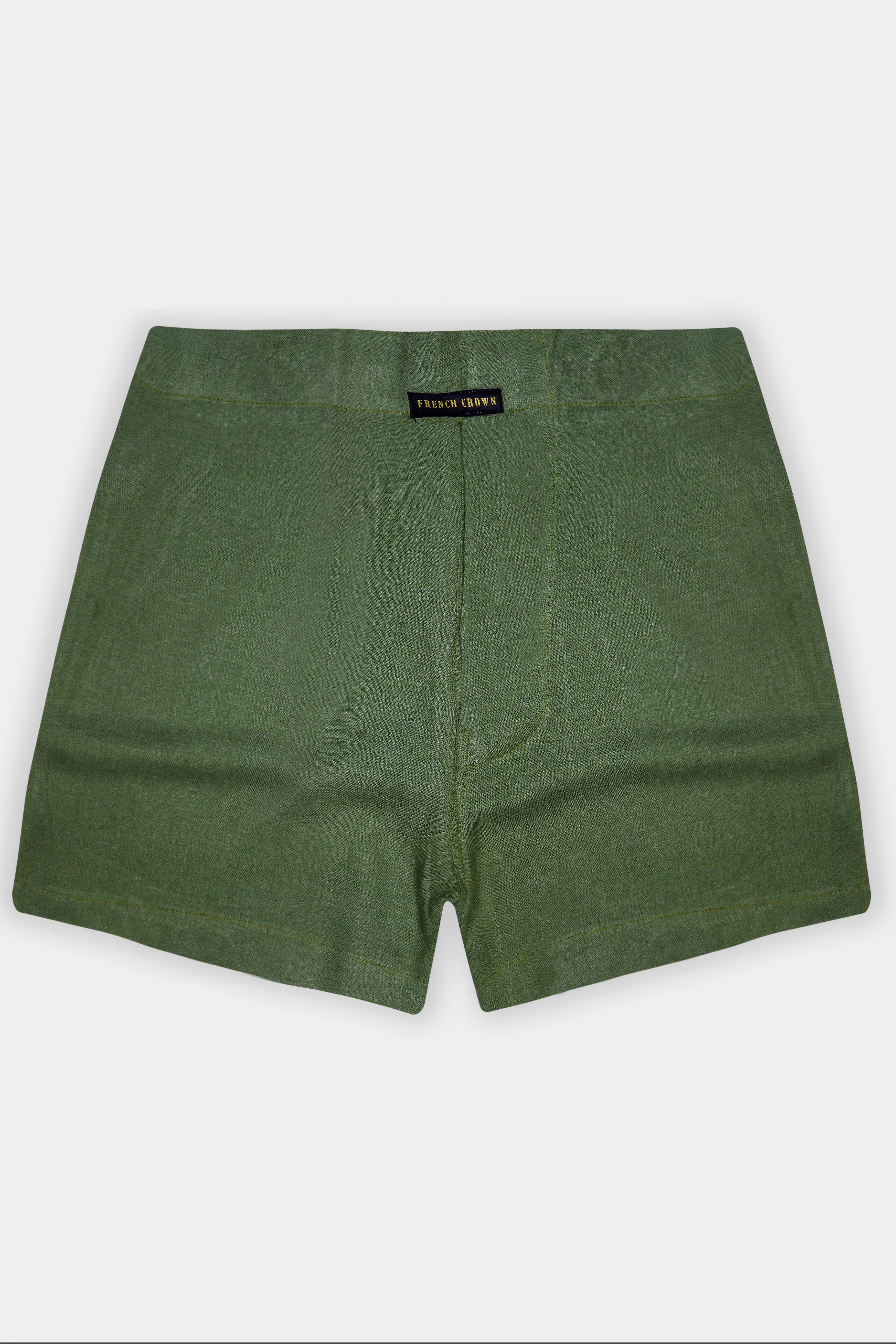 Rifle Green Solid Super Soft Luxurious Linen Boxer