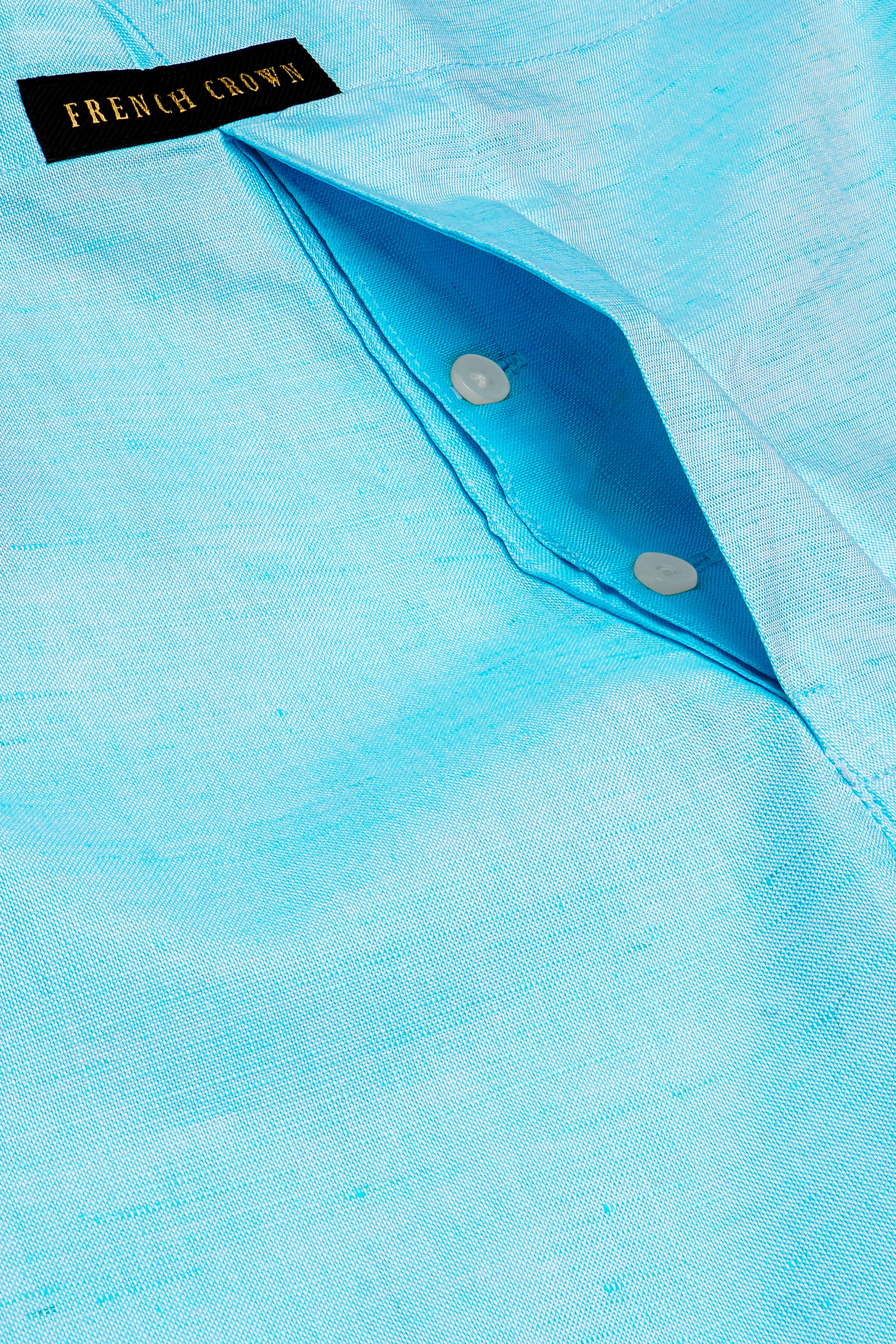 Blizzard Blue Solid Super Soft Luxurious Linen Boxer