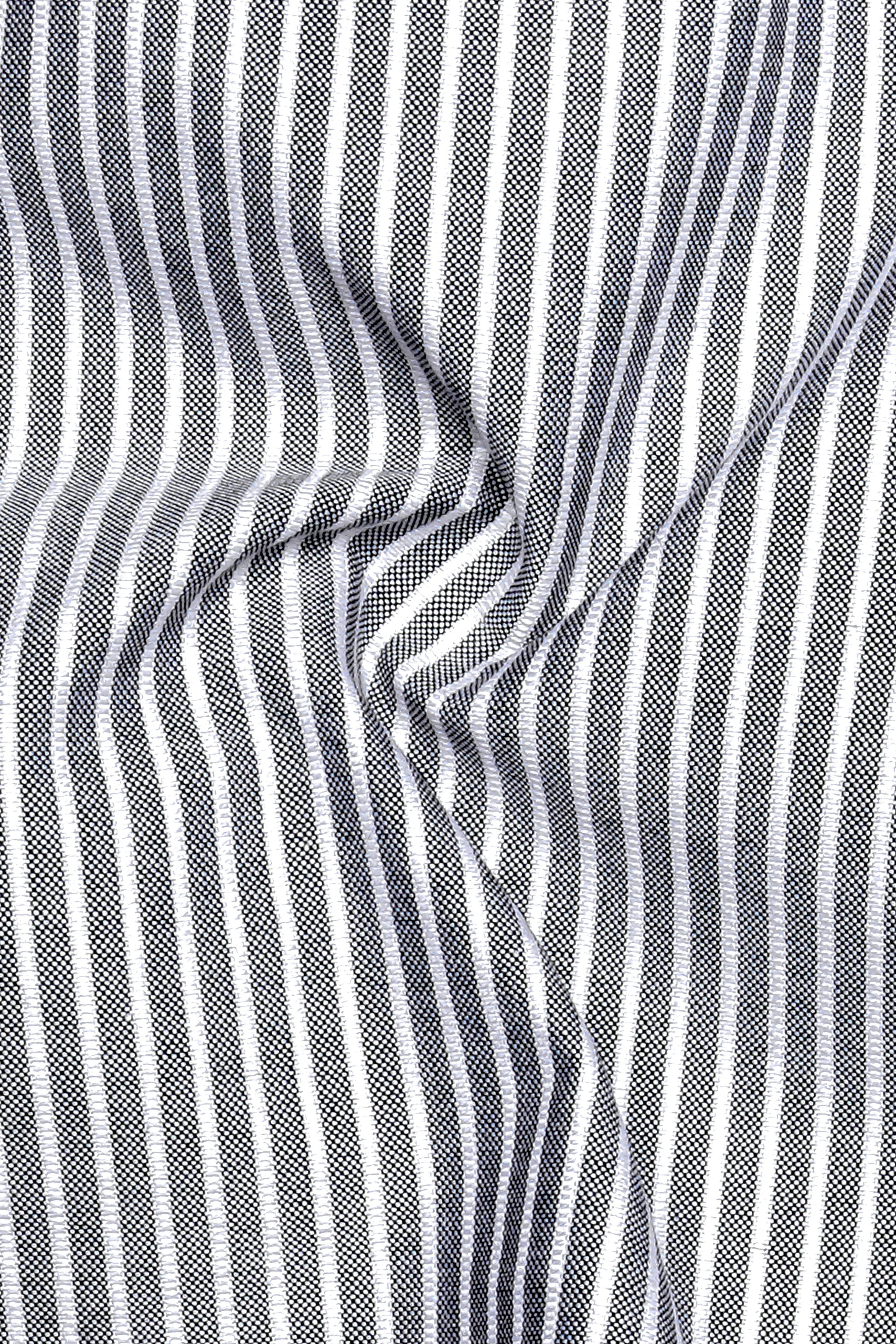 Monsoon Gray And Bright White Stripes Oxford Premium Cotton Boxer