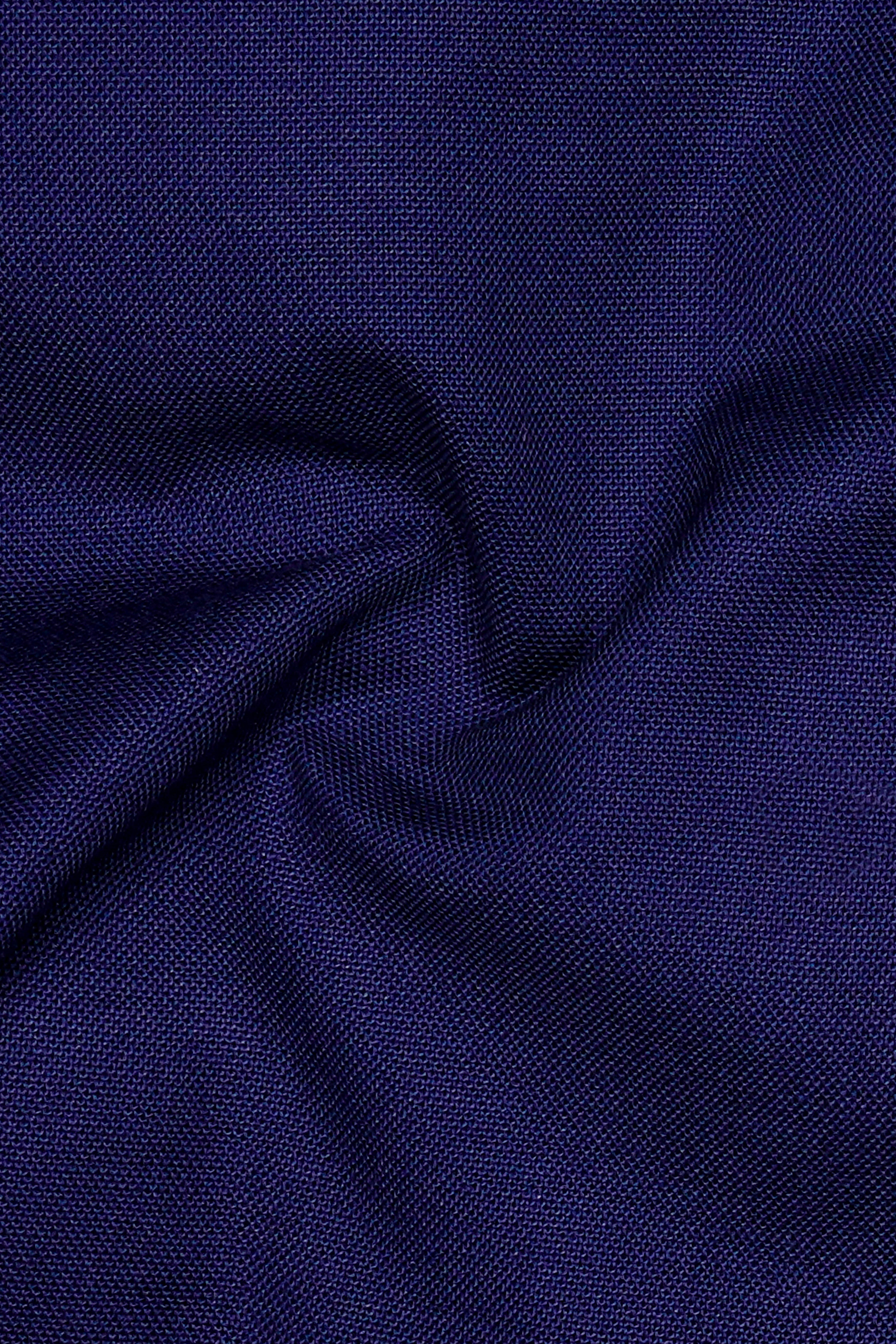 Bunting Blue Solid Oxford Premium Cotton Boxer