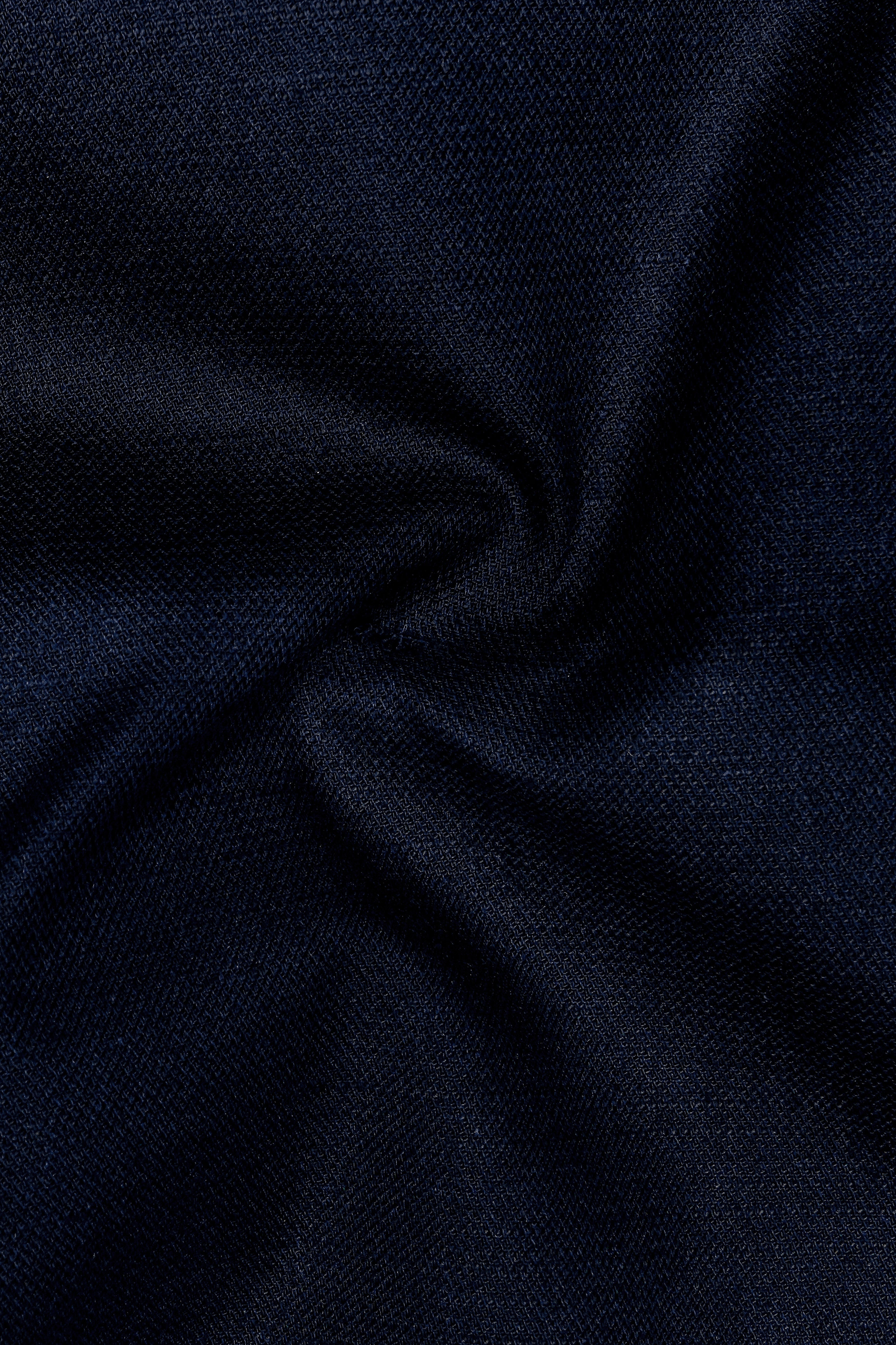 Noir-Ebony Blue Solid Chambray Premium Cotton Boxer