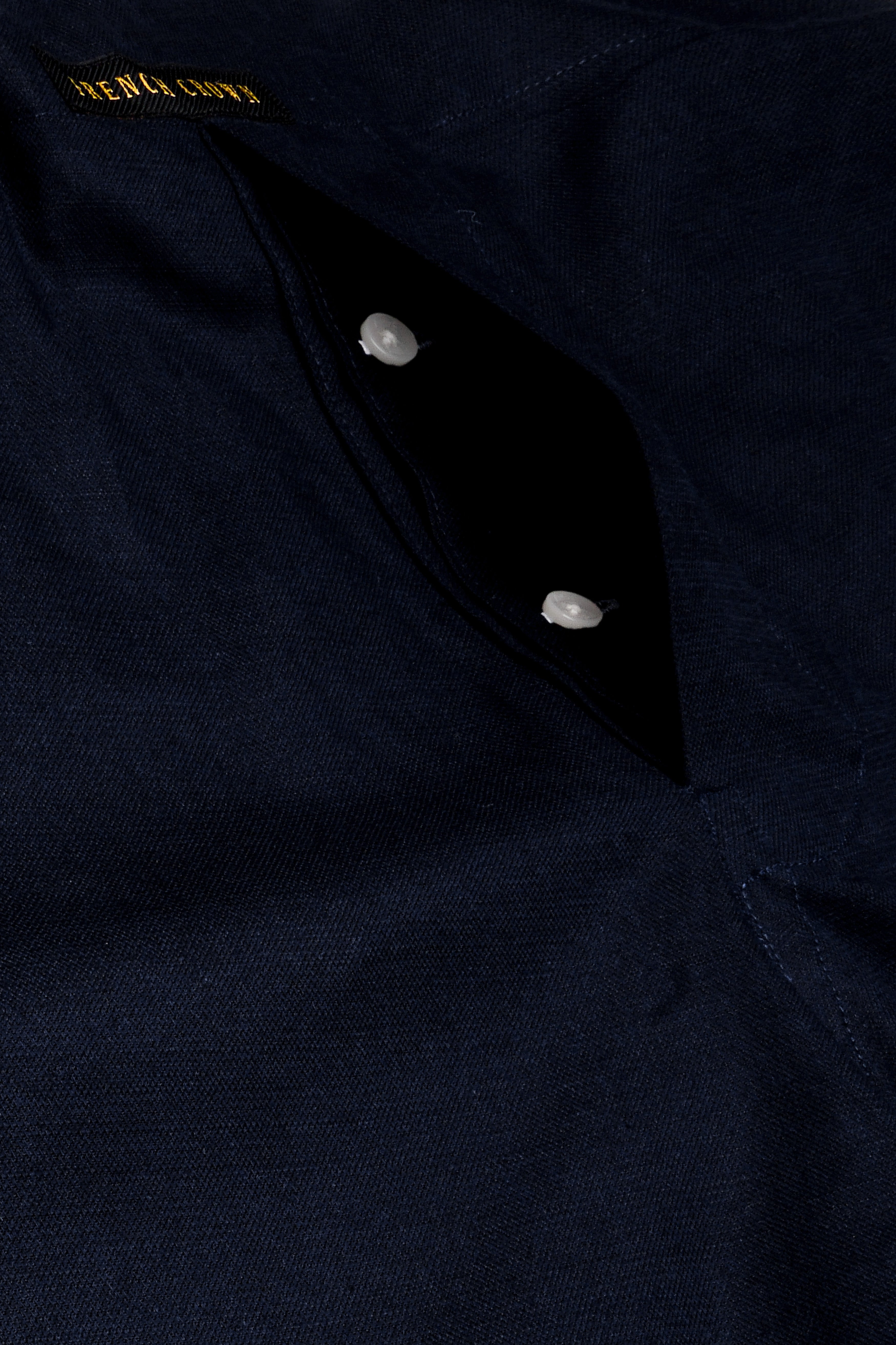 Noir-Ebony Blue Solid Chambray Premium Cotton Boxer