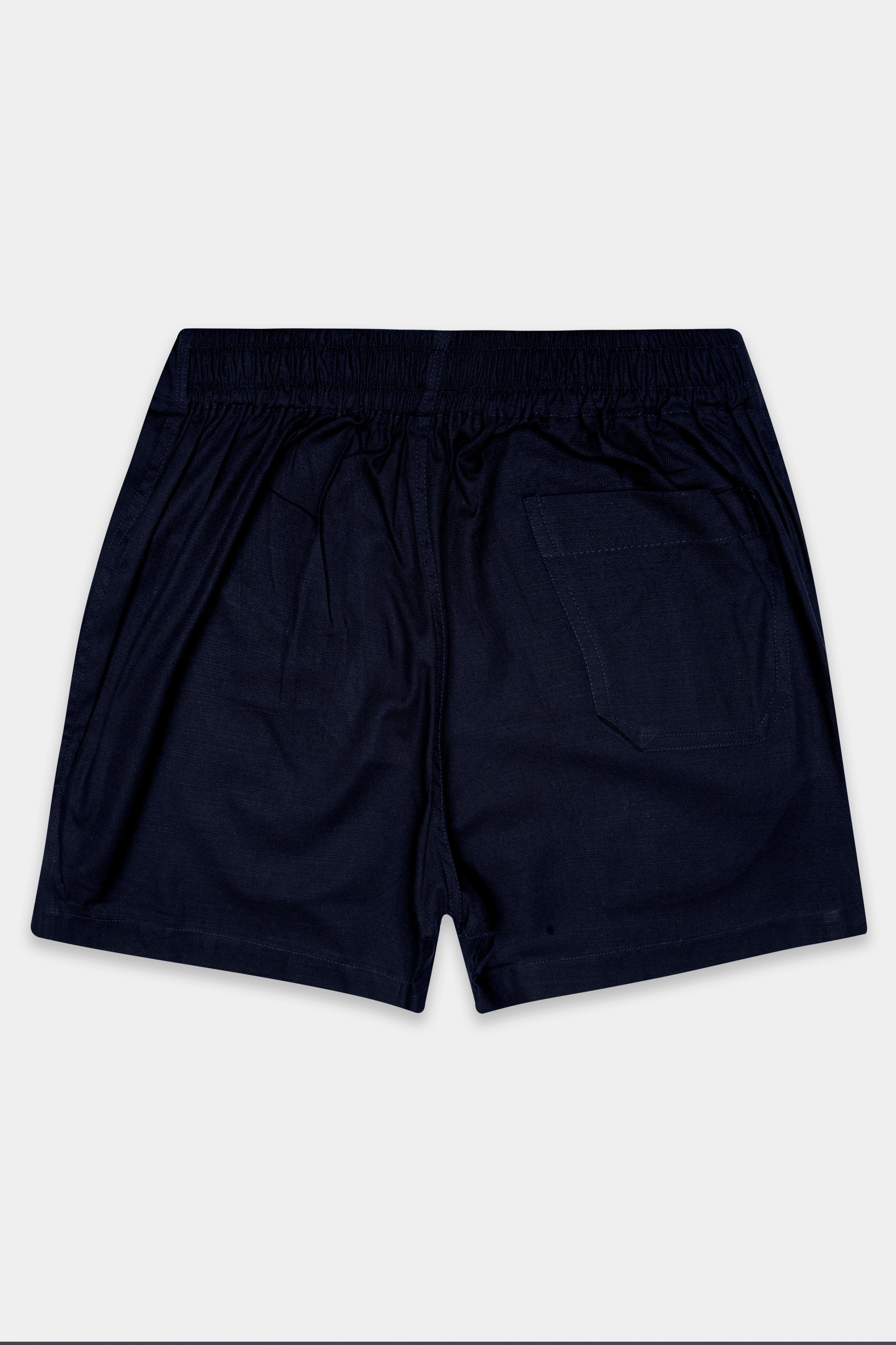 Noir-Ebony Blue Solid Chambray Premium Cotton Boxer
