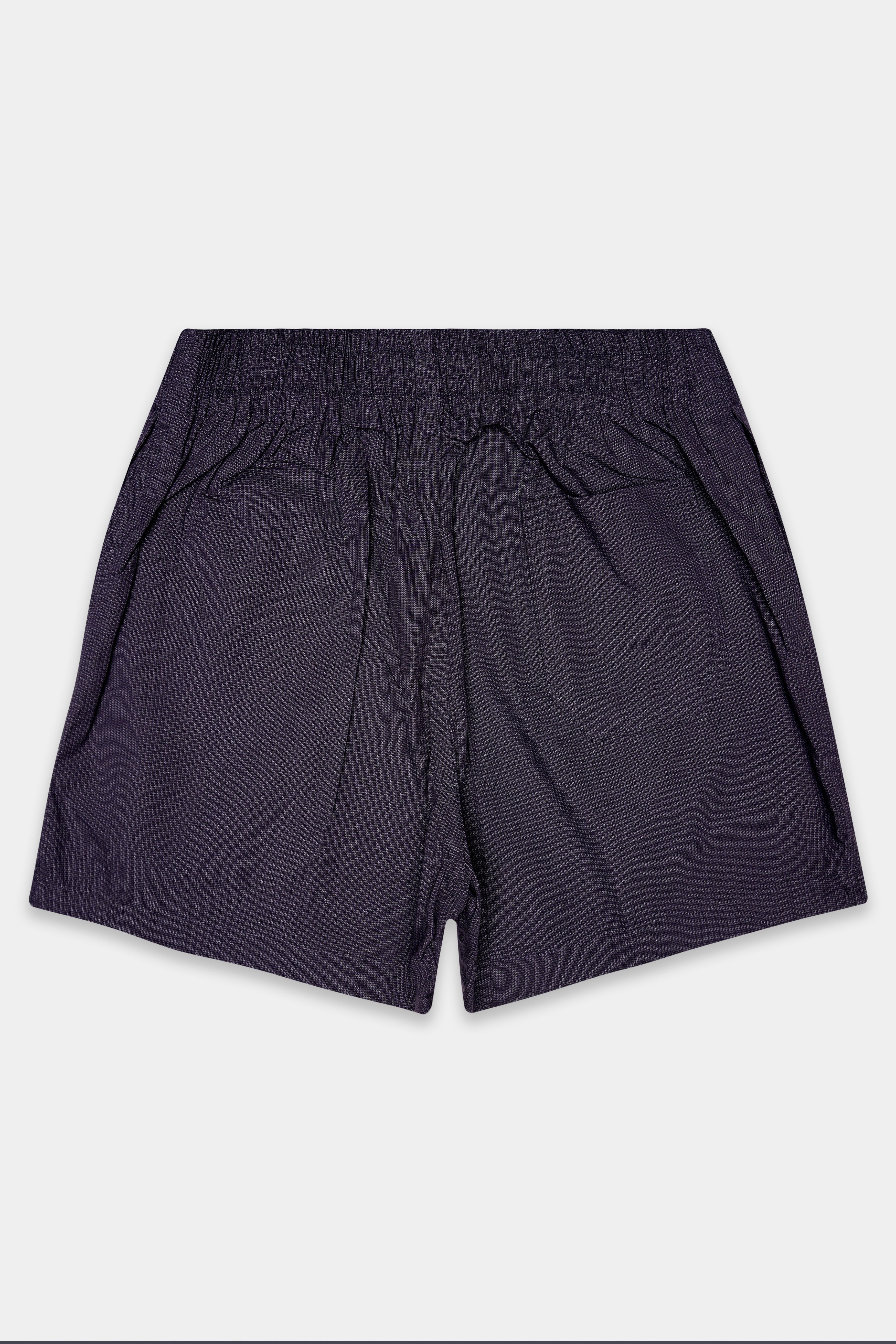 Wisteria-Bastille Purple Textured Super Soft Poplin Premium Cotton Boxer
