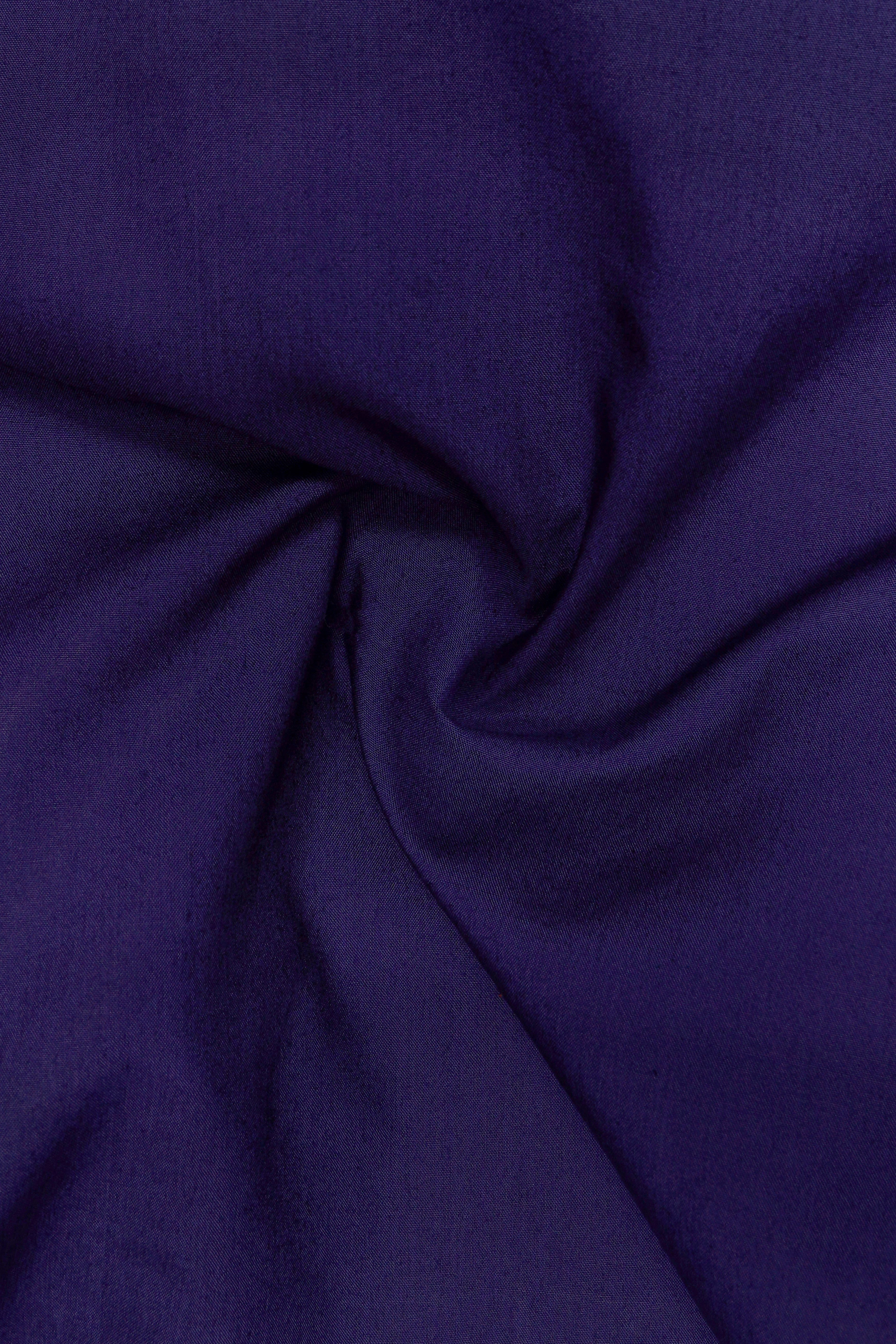 Vortex-Violent Purple Solid Super Soft Poplin Premium Cotton Boxer